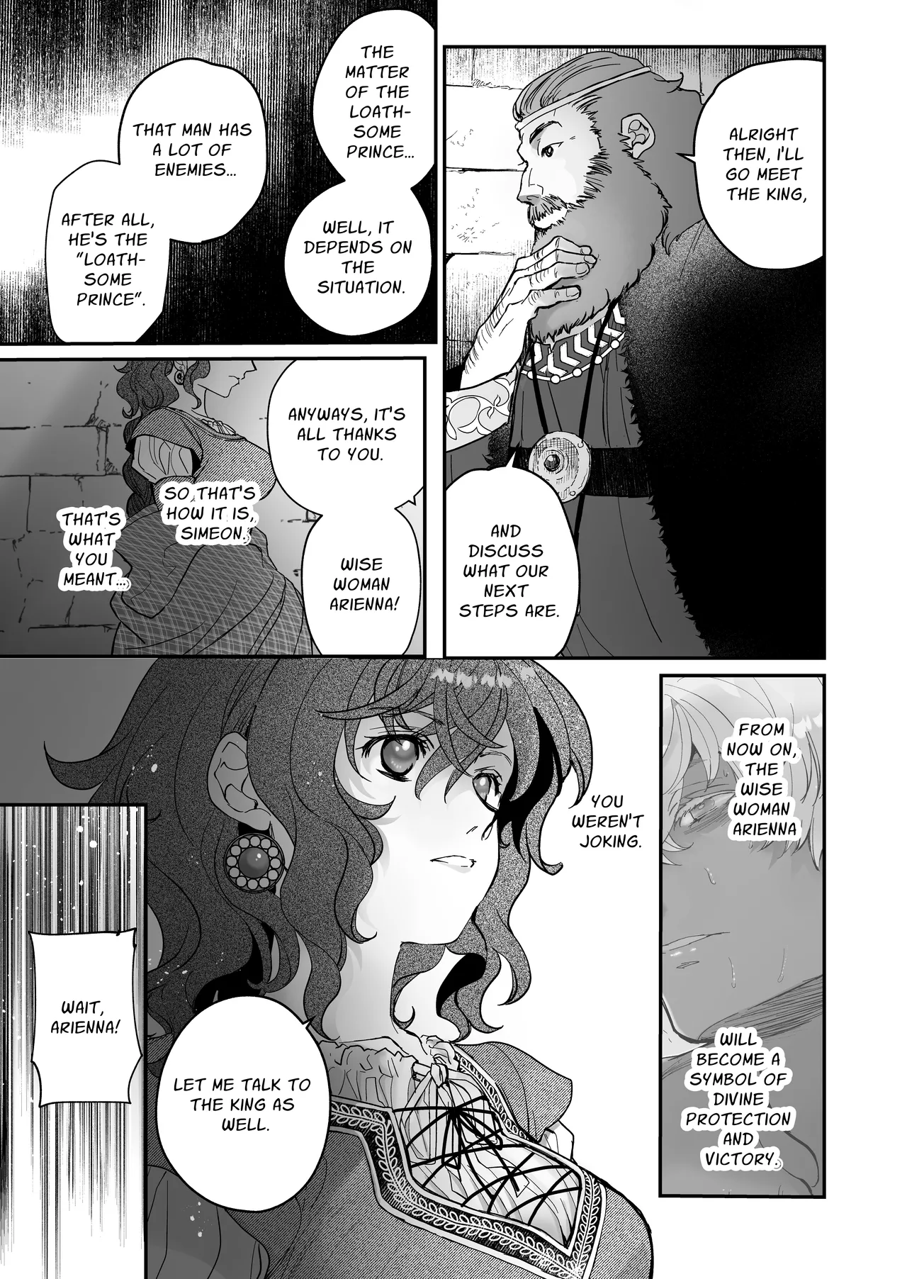 [Toko-ya (Kitoen)]Shikei Senkoku Sareta Kenjo ga Kiraware Ouji ni Dekiai Sarete, Shiawase ni Naru made no Monogatari Kouhen | The Condemned Wise Woman and The Loathsome Prince Who Adores Her 3[English] Page 191