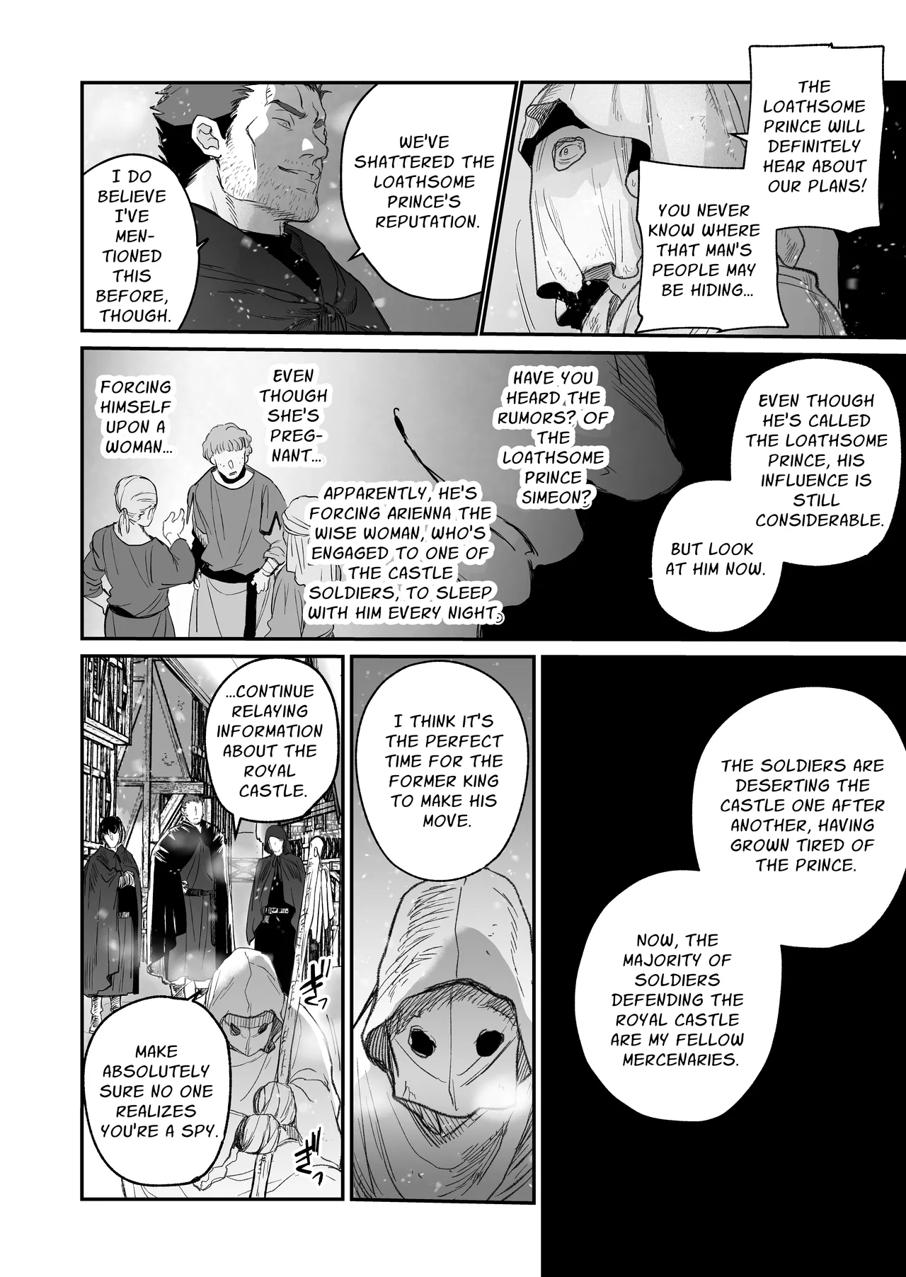 [Toko-ya (Kitoen)]Shikei Senkoku Sareta Kenjo ga Kiraware Ouji ni Dekiai Sarete, Shiawase ni Naru made no Monogatari Kouhen | The Condemned Wise Woman and The Loathsome Prince Who Adores Her 3[English] Page 38