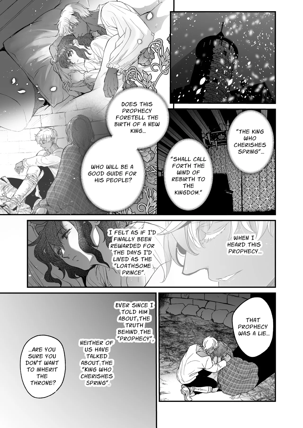 [Toko-ya (Kitoen)]Shikei Senkoku Sareta Kenjo ga Kiraware Ouji ni Dekiai Sarete, Shiawase ni Naru made no Monogatari Kouhen | The Condemned Wise Woman and The Loathsome Prince Who Adores Her 3[English] Page 53