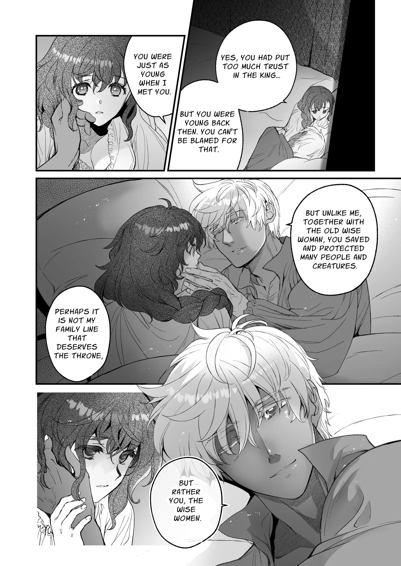[Toko-ya (Kitoen)]Shikei Senkoku Sareta Kenjo ga Kiraware Ouji ni Dekiai Sarete, Shiawase ni Naru made no Monogatari Kouhen | The Condemned Wise Woman and The Loathsome Prince Who Adores Her 3[English] Page 54