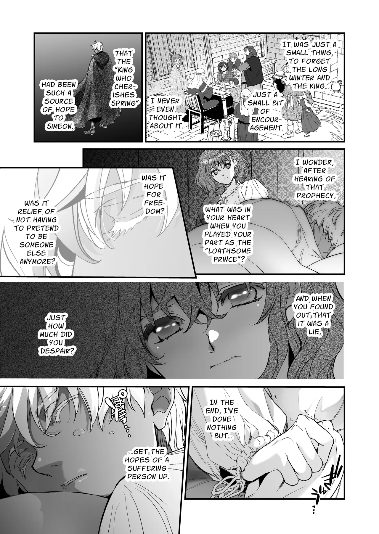 [Toko-ya (Kitoen)]Shikei Senkoku Sareta Kenjo ga Kiraware Ouji ni Dekiai Sarete, Shiawase ni Naru made no Monogatari Kouhen | The Condemned Wise Woman and The Loathsome Prince Who Adores Her 3[English] Page 55