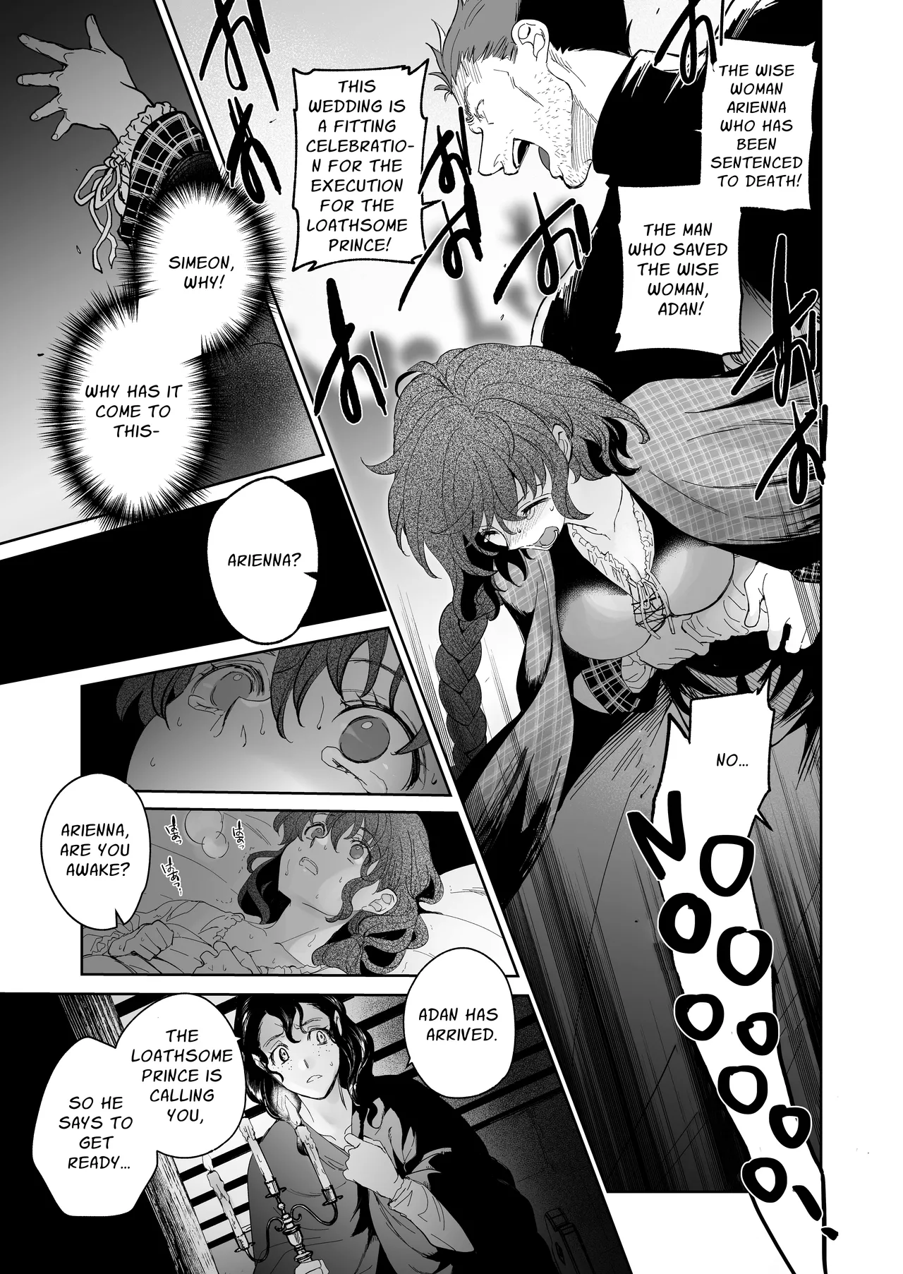 [Toko-ya (Kitoen)]Shikei Senkoku Sareta Kenjo ga Kiraware Ouji ni Dekiai Sarete, Shiawase ni Naru made no Monogatari Kouhen | The Condemned Wise Woman and The Loathsome Prince Who Adores Her 3[English] Page 9