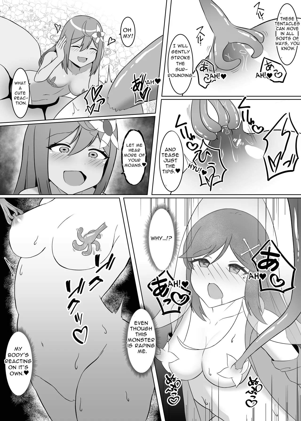 [Corruprotocol (EPLOOV)]Kuro ni Somaru Yuri 2 ~Alraune Ochi Shita Osananajimi ni Karada o Mushibamarete Iku Hanashi~ | Yuri Dyed in Black 2 ~The Story of a Childhood Friend Who Fell to an Alraune and Is Now Being Consumed by Her~[English] [Dere Translations] Page 11
