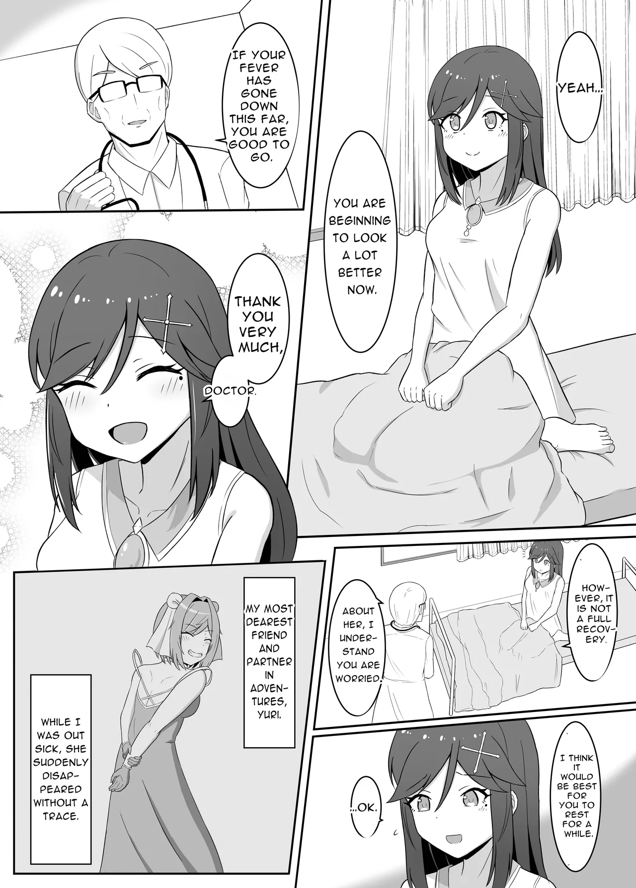 [Corruprotocol (EPLOOV)]Kuro ni Somaru Yuri 2 ~Alraune Ochi Shita Osananajimi ni Karada o Mushibamarete Iku Hanashi~ | Yuri Dyed in Black 2 ~The Story of a Childhood Friend Who Fell to an Alraune and Is Now Being Consumed by Her~[English] [Dere Translations] Page 3