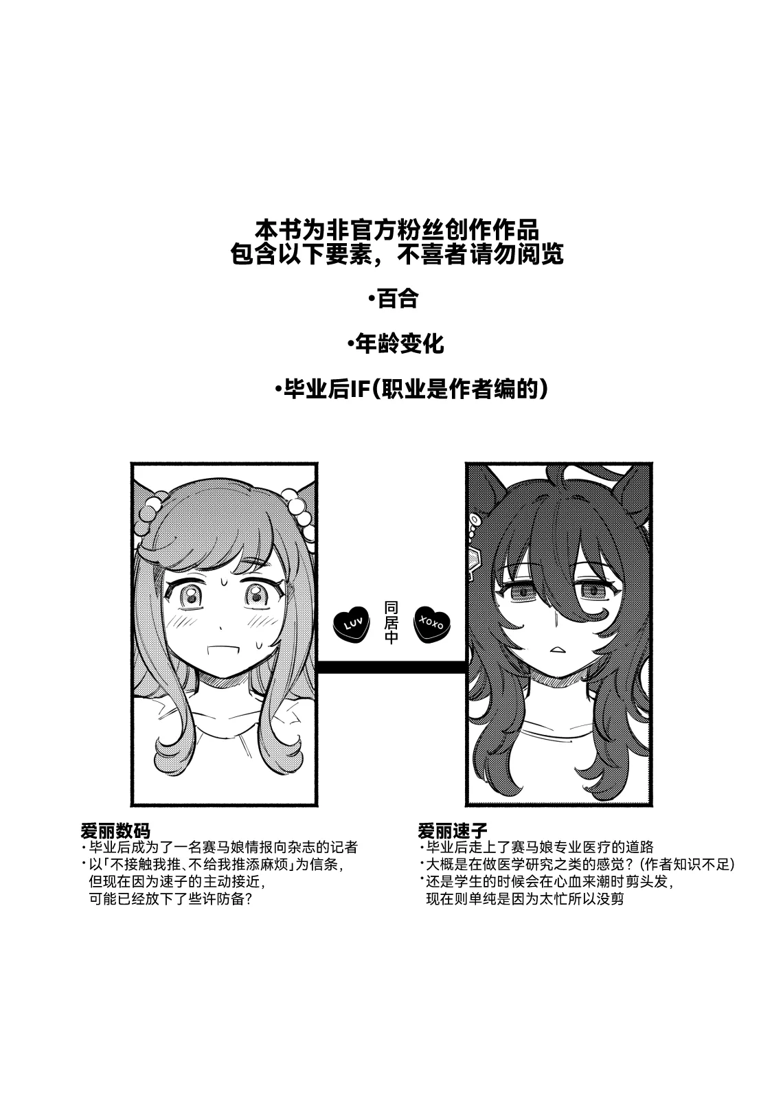 [Asa kara Doushitan (Yokuko Asada)]Honey Sweet Life(Uma Musume Pretty Derby) [Chinese] [PrinzYukikaze] [Digital] Page 2