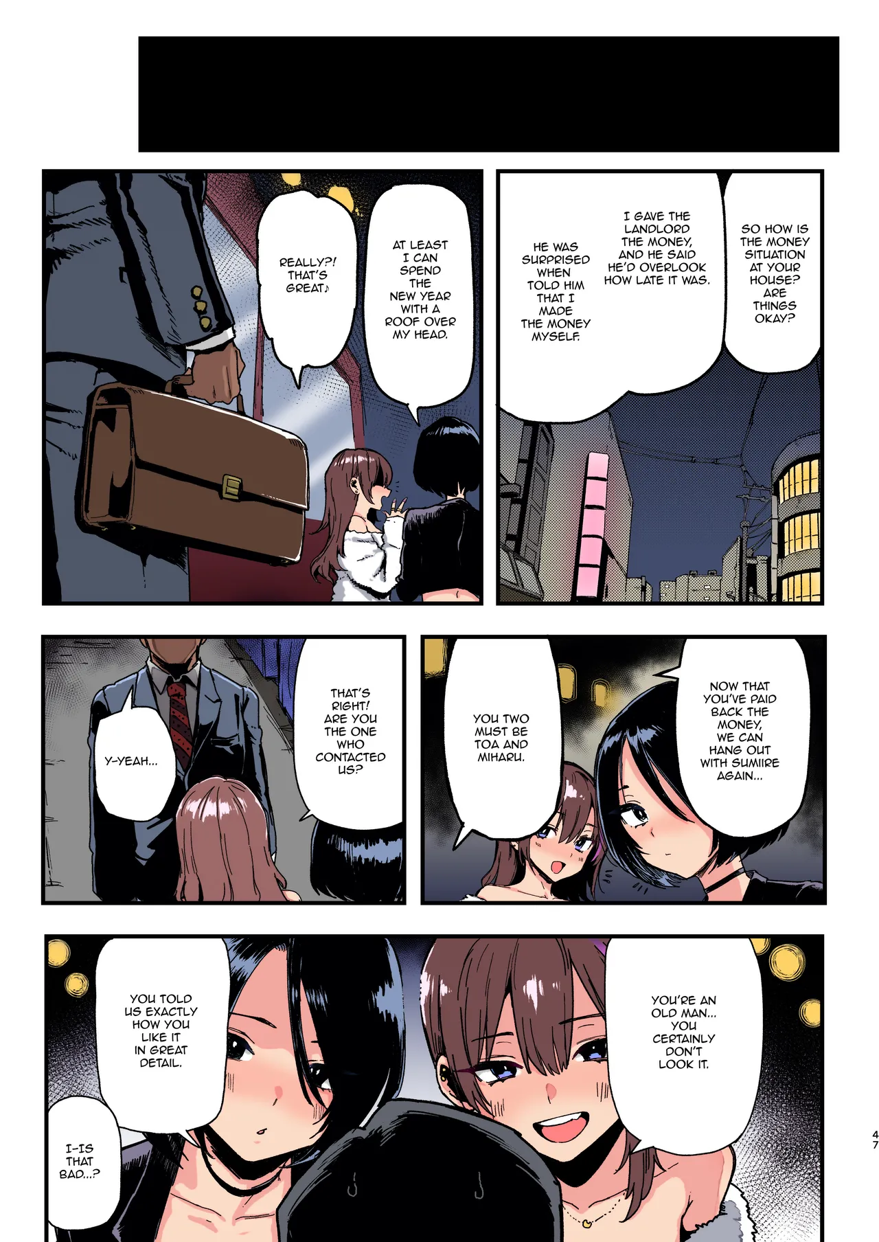 (C107) [Memeya (Meme50)]Okane Daisuki 2 | I Love Money 2[English] [Micicle] [Decensored] [Colorized] [Satansoft] Page 47
