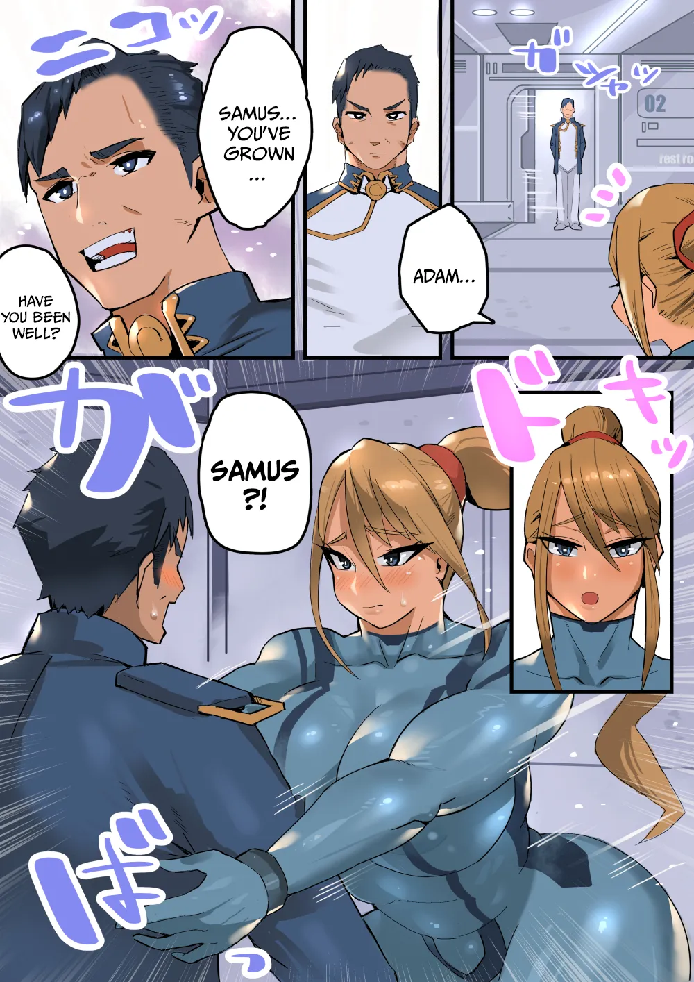 [36p]Bakunyuu de Kyojiri no Buka to Icha Love | Lewd Love With My Underling With Huge Boobs and Ass(Metroid) [English] {Doujins.com} Page 4