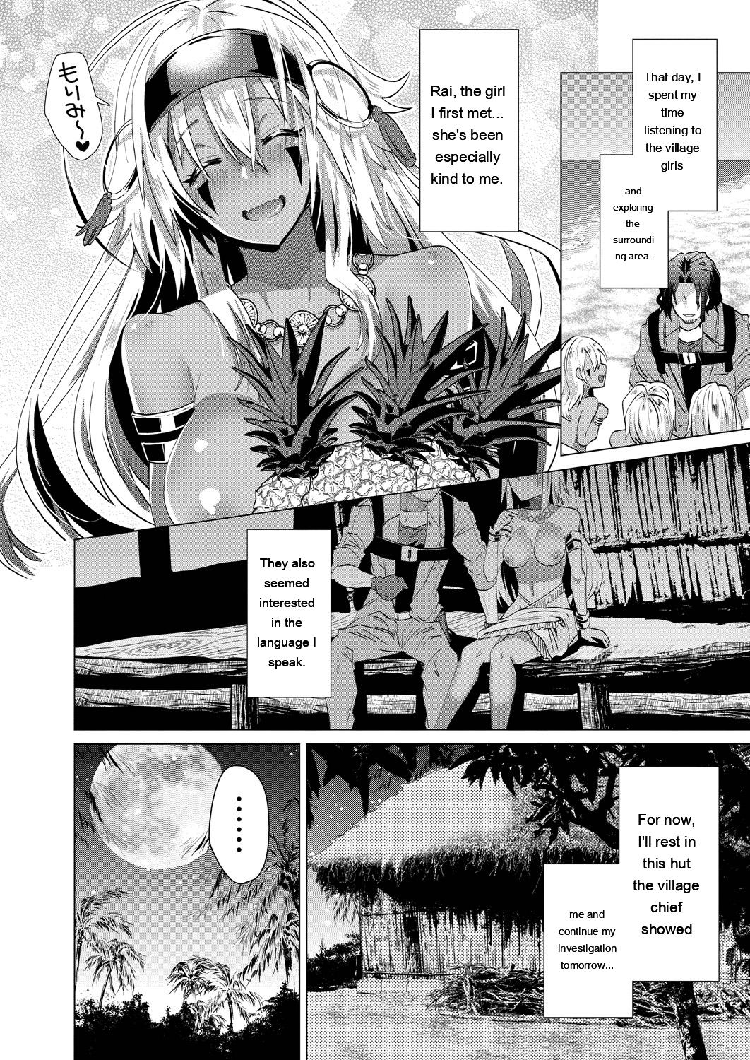 [Ebina Ebi]Kassyoku Musume no Harem Shima - Harem Island of Brown Girl[Digital][Eng][MTL] Page 28