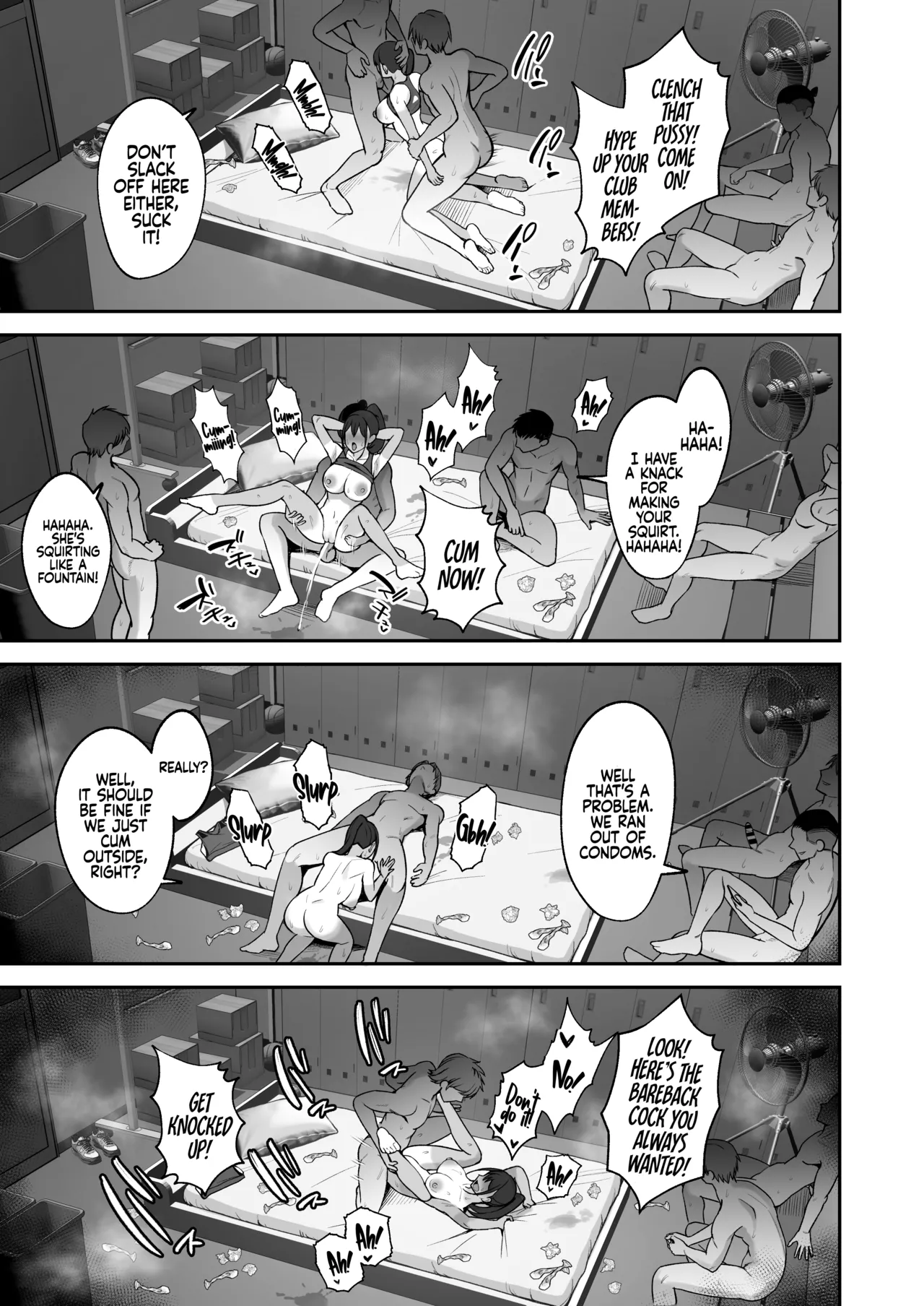 [Eat in (Toin)]Rikujoubu Buchou, Yankee-tachi ni Otosareru | The Captain of the Track and Field Club Surrenders to a Bunch of Delinquents[English] [Coffedrug] [Decensored] [Digital] Page 32