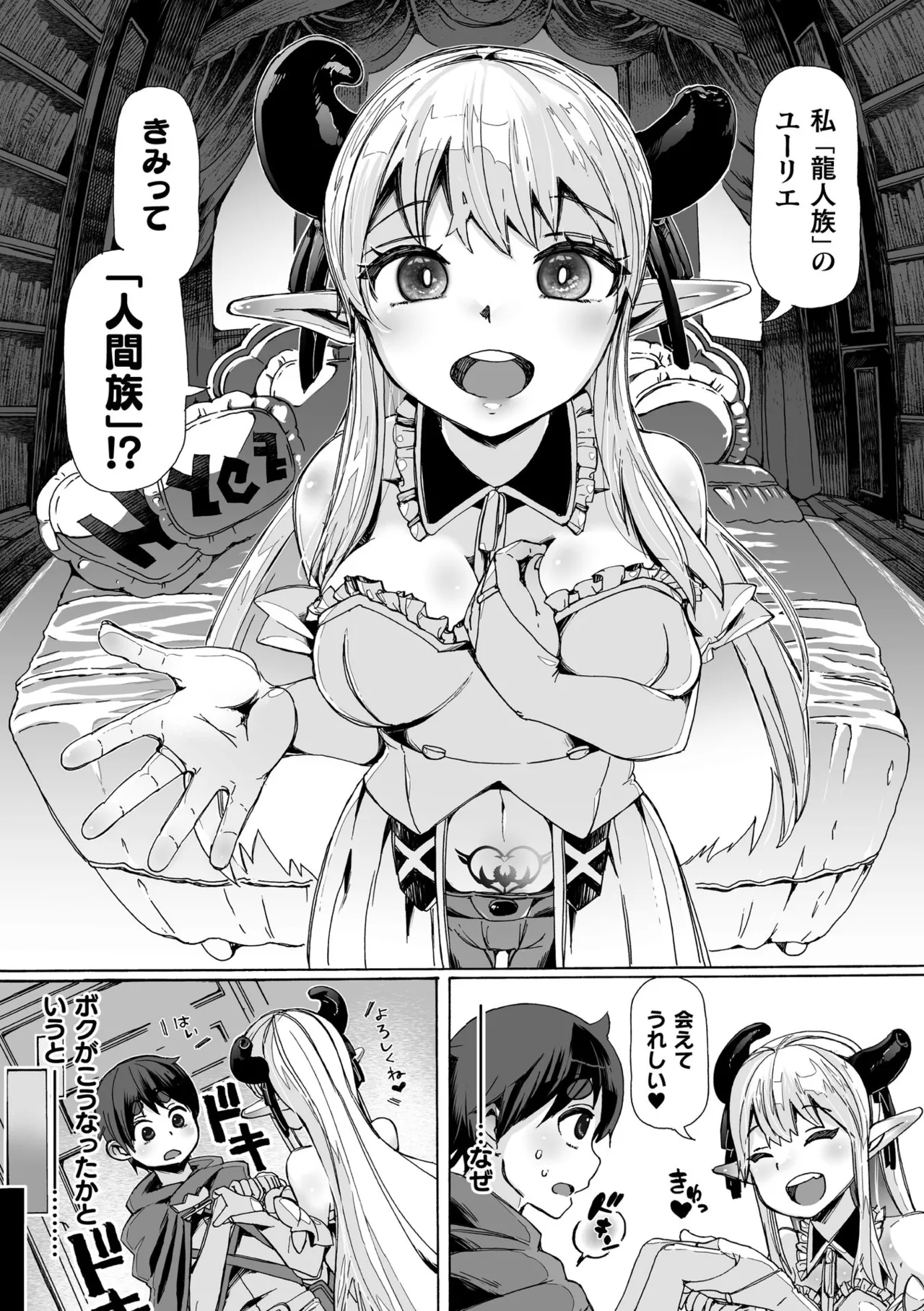 [チキコ]わたしの竜になりなさい！ 〜ドラゴンになってファンタジー娘とHしまくり旅〜 第1話 Page 3
