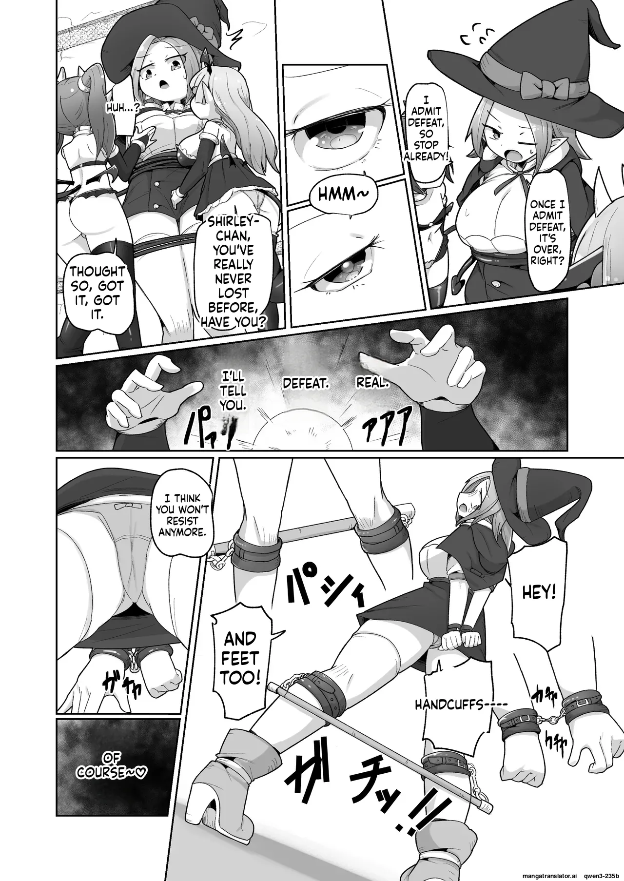 [Echie Kokufuku Aka (Monota)]Haiboku Show Colosseum 1 Kaisenme Tsuyo Tsuyo Majutsushi-chan VS Shintai Kaihatsu ga Tokuina Shou Akuma Succubus-chan[English] [SCANMTL] Page 18