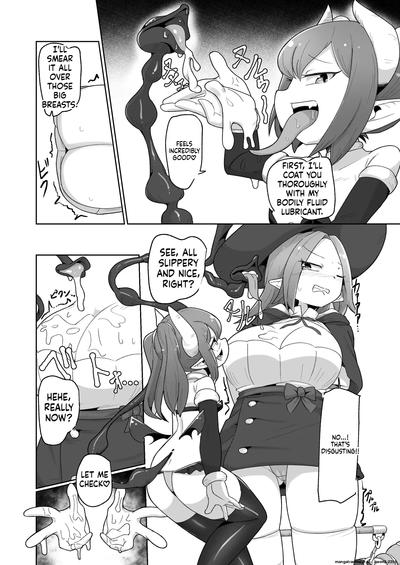 [Echie Kokufuku Aka (Monota)]Haiboku Show Colosseum 1 Kaisenme Tsuyo Tsuyo Majutsushi-chan VS Shintai Kaihatsu ga Tokuina Shou Akuma Succubus-chan[English] [SCANMTL] Page 20