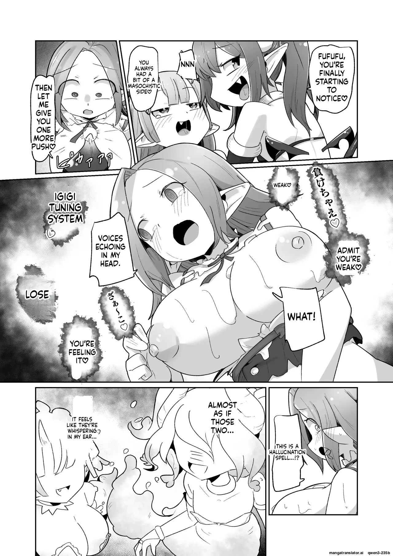 [Echie Kokufuku Aka (Monota)]Haiboku Show Colosseum 1 Kaisenme Tsuyo Tsuyo Majutsushi-chan VS Shintai Kaihatsu ga Tokuina Shou Akuma Succubus-chan[English] [SCANMTL] Page 52