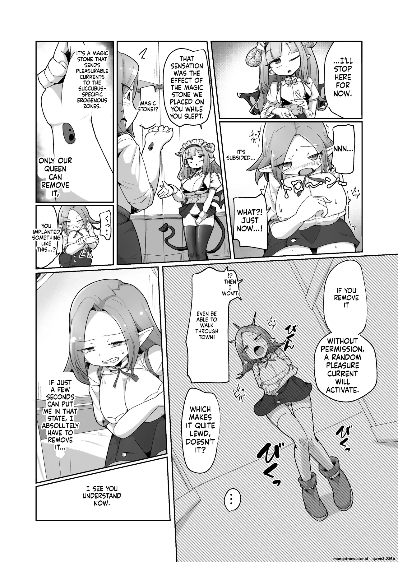 [Echie Kokufuku Aka (Monota)]Haiboku Show Colosseum 1 Kaisenme Tsuyo Tsuyo Majutsushi-chan VS Shintai Kaihatsu ga Tokuina Shou Akuma Succubus-chan[English] [SCANMTL] Page 7