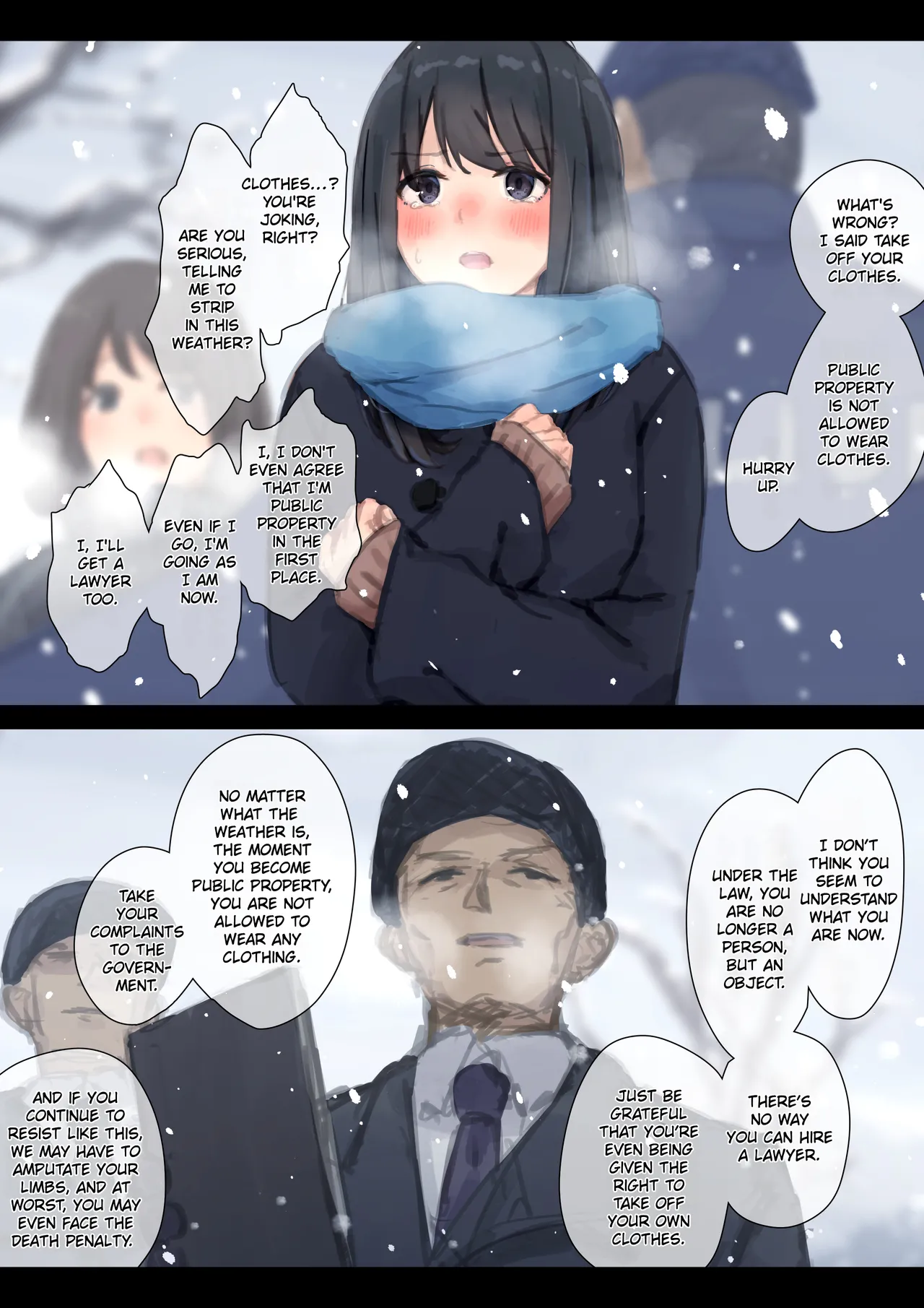 [Yukimaruya (Yukimuramaru)]Kouyuubutsu Shoujo Bangaihen Yuki no Naka no Choushuu | [Yukimaruya (Yukimuramaru)] Public Property Girls Side Story-Collection in the Snow[English] Page 14