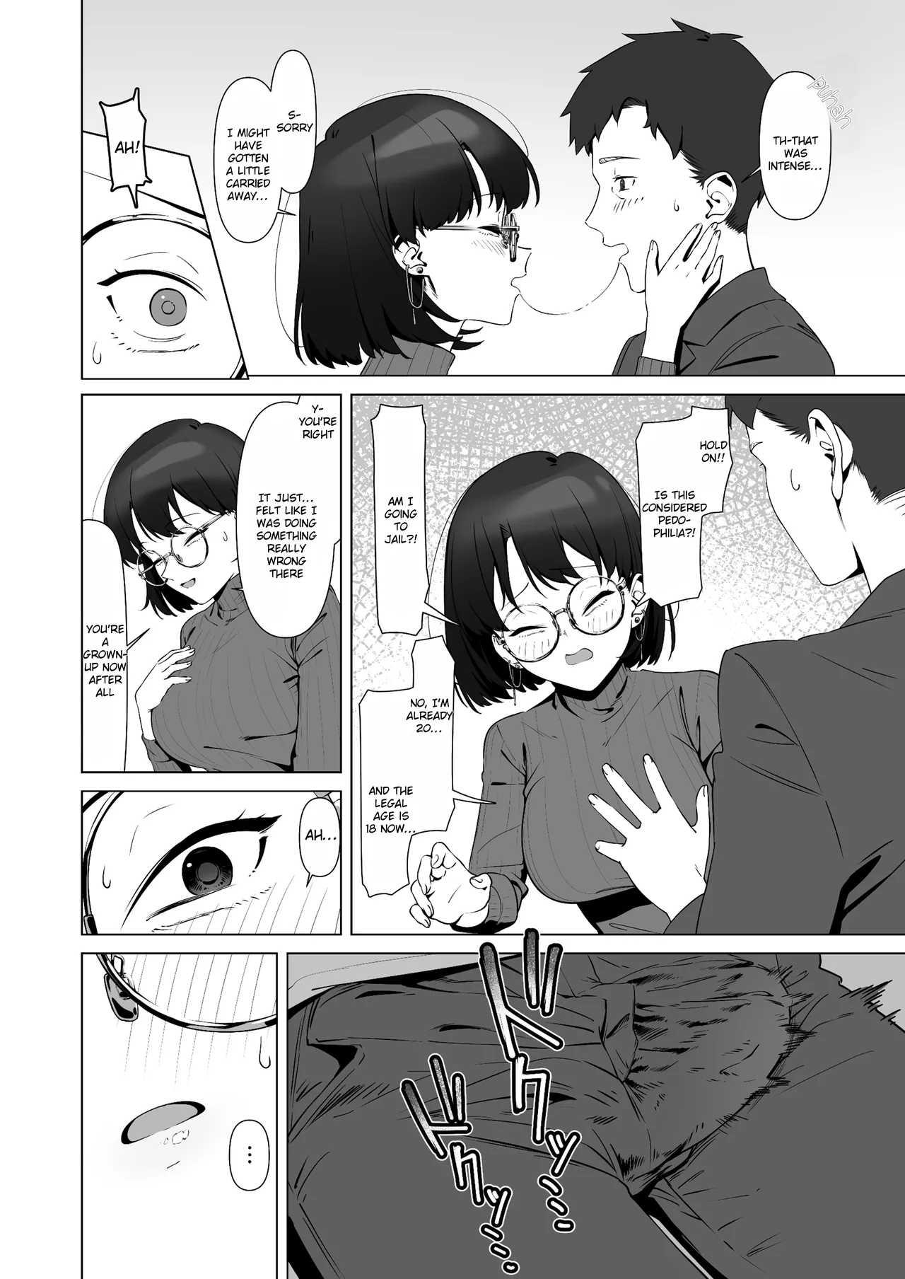 [Shiruo Gumi (Yugudora Shiruo)]My first sexual experience was with the boss of the cafe I’d been going to for 16 years[English] [Rei Scans] Page 18
