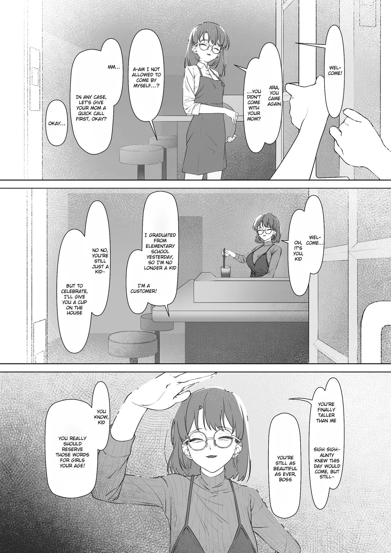 [Shiruo Gumi (Yugudora Shiruo)]My first sexual experience was with the boss of the cafe I’d been going to for 16 years[English] [Rei Scans] Page 4