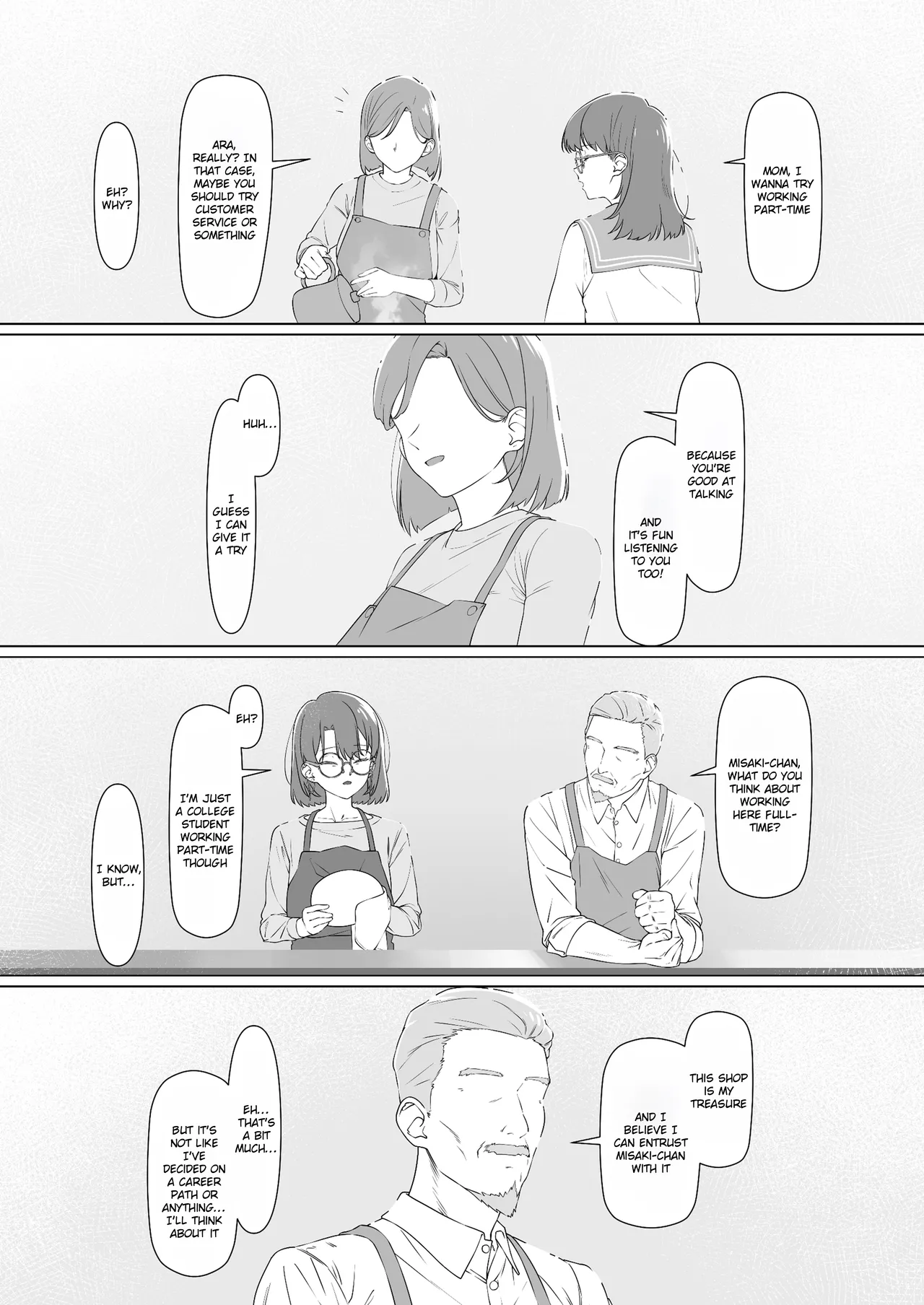 [Shiruo Gumi (Yugudora Shiruo)]My first sexual experience was with the boss of the cafe I’d been going to for 16 years[English] [Rei Scans] Page 66