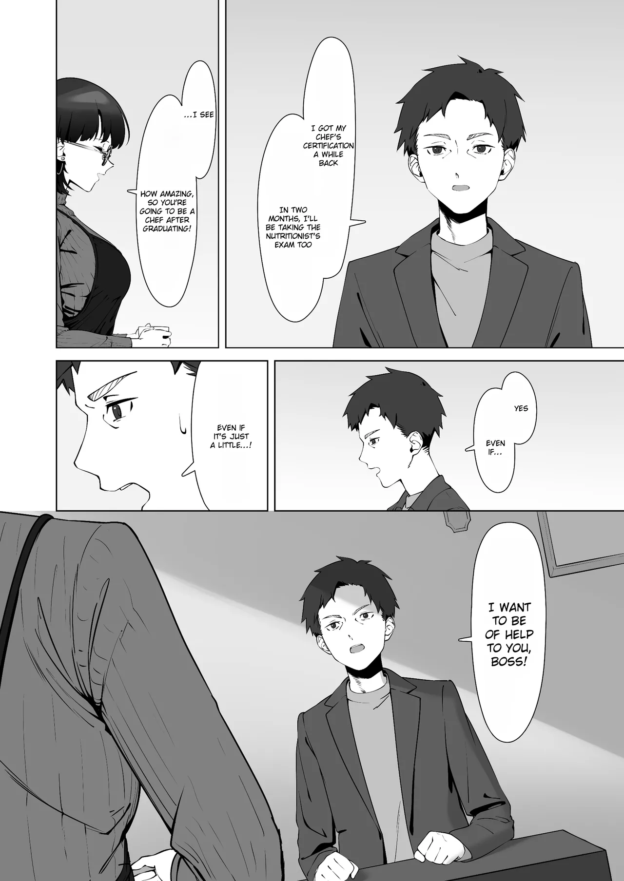 [Shiruo Gumi (Yugudora Shiruo)]My first sexual experience was with the boss of the cafe I’d been going to for 16 years[English] [Rei Scans] Page 8