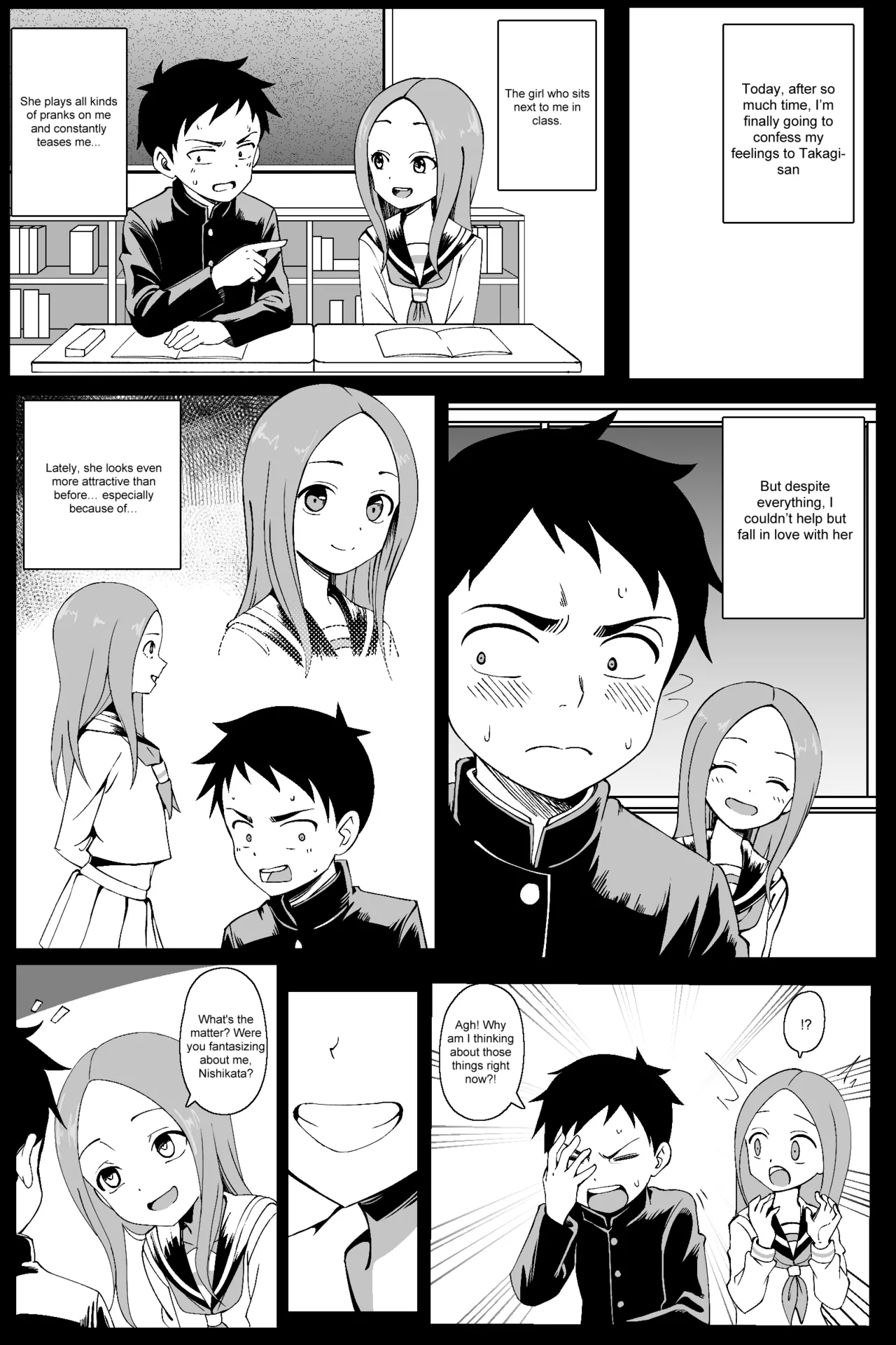 [Teasing Master Takagi-san]The Girl Who Used to Tease Me Is Now Looking at Someone Else (Ch. 1 - Part 1) - Arujiisan Page 1
