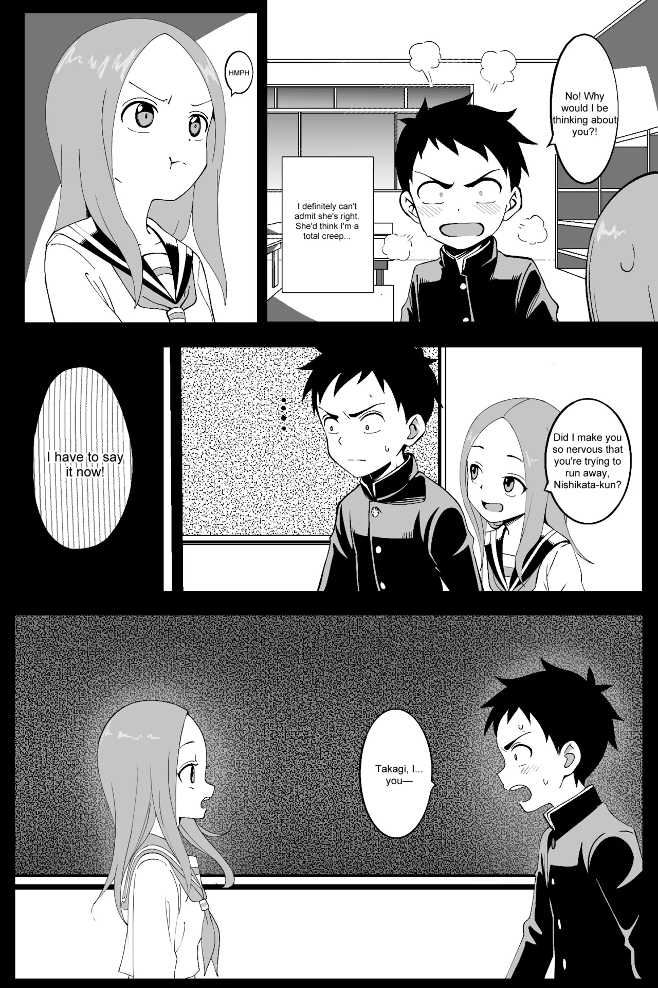 [Teasing Master Takagi-san]The Girl Who Used to Tease Me Is Now Looking at Someone Else (Ch. 1 - Part 1) - Arujiisan Page 2