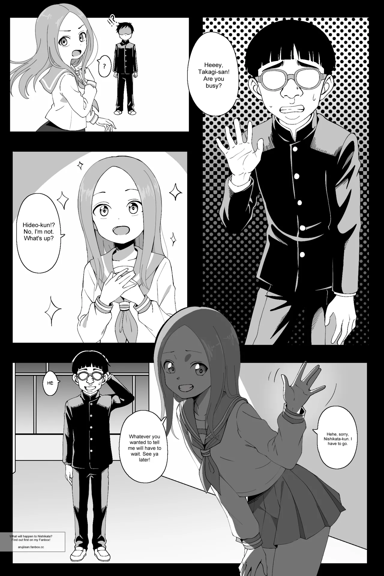 [Teasing Master Takagi-san]The Girl Who Used to Tease Me Is Now Looking at Someone Else (Ch. 1 - Part 1) - Arujiisan Page 3