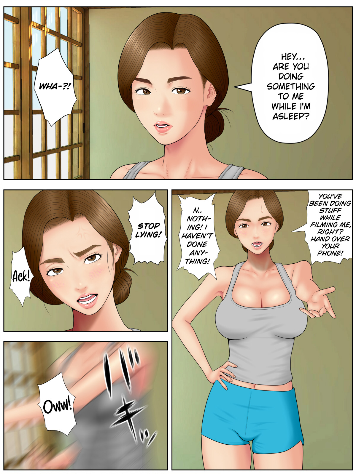 [Minazuki Mikka]ko tumami 2「 up syu・ kuzu mura」| [Minazuki Mikka] Amateur Private Video 2. Uploader: Kuzumura[English] [Chalklog] Page 5