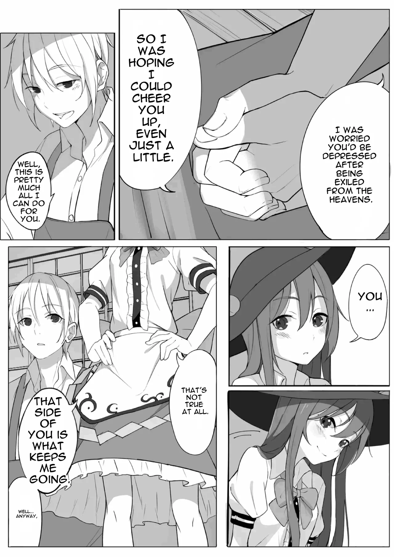 [Fuyu no Fukurou (Fuyuno Fukuro)]Tenshi no Jun'ai Monogatari -Soushuuhen- | Tenshi's Pure Love Story - Complete Collection(Touhou Project) [English]  [DNTA] [Digital] Page 10