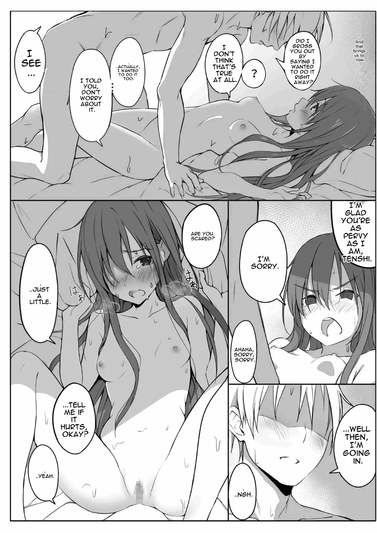 [Fuyu no Fukurou (Fuyuno Fukuro)]Tenshi no Jun'ai Monogatari -Soushuuhen- | Tenshi's Pure Love Story - Complete Collection(Touhou Project) [English]  [DNTA] [Digital] Page 24