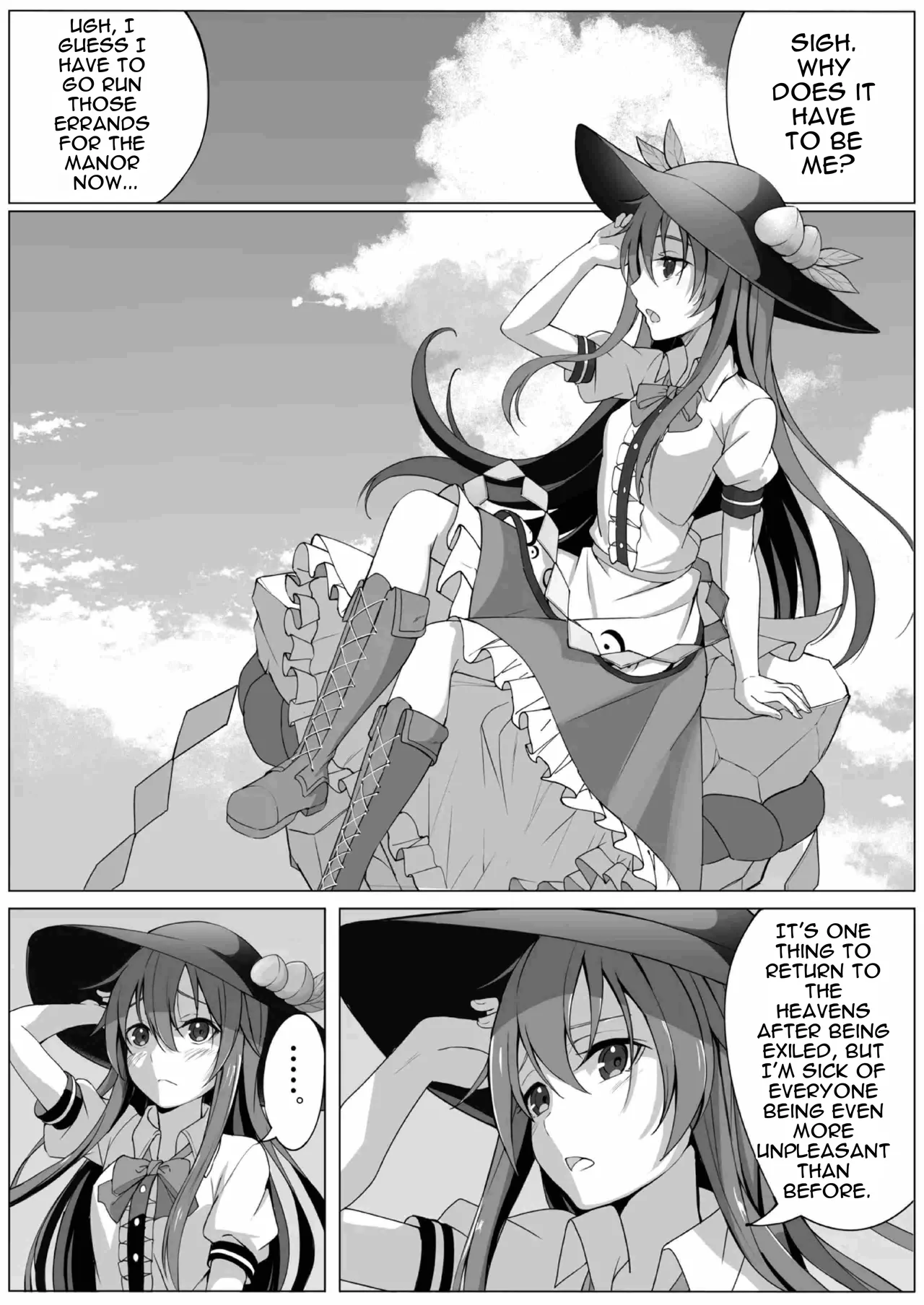 [Fuyu no Fukurou (Fuyuno Fukuro)]Tenshi no Jun'ai Monogatari -Soushuuhen- | Tenshi's Pure Love Story - Complete Collection(Touhou Project) [English]  [DNTA] [Digital] Page 4