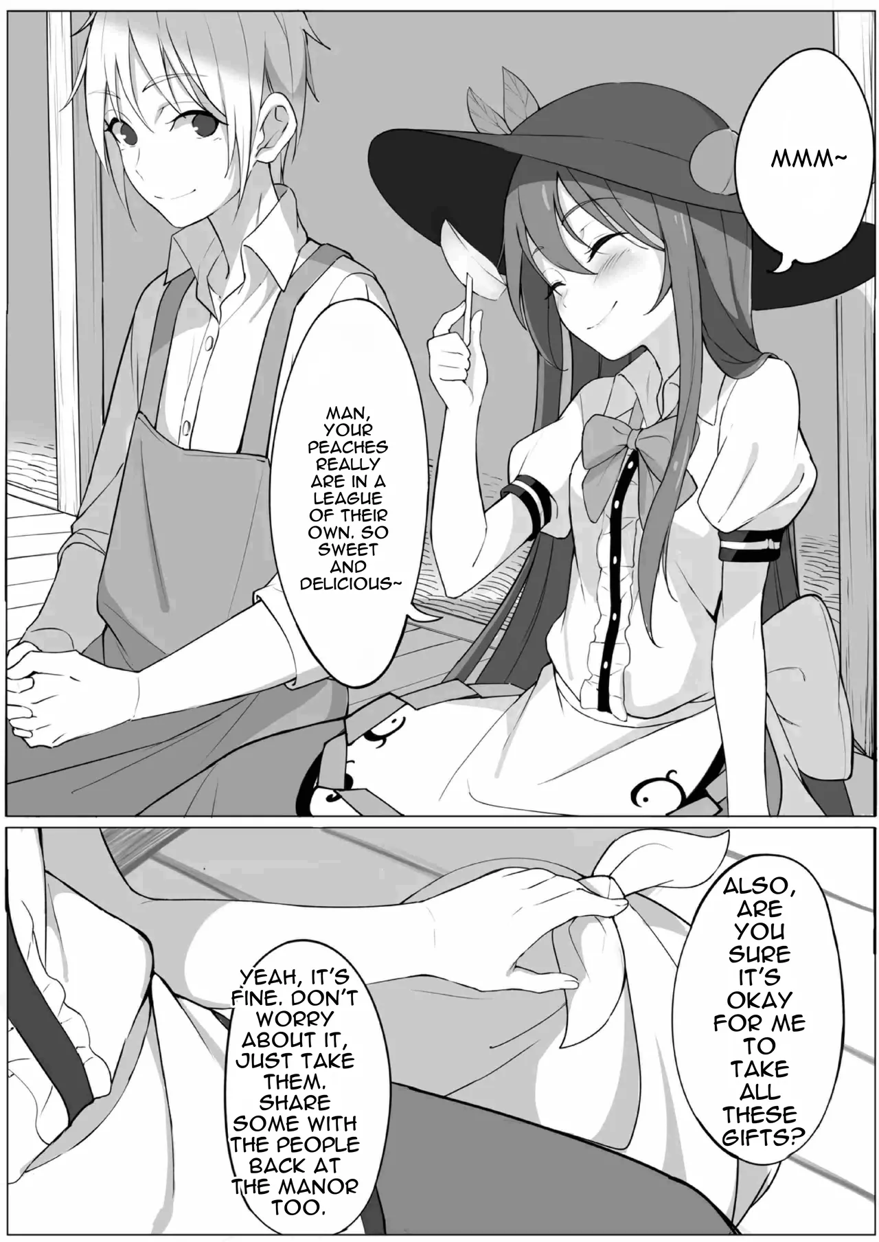 [Fuyu no Fukurou (Fuyuno Fukuro)]Tenshi no Jun'ai Monogatari -Soushuuhen- | Tenshi's Pure Love Story - Complete Collection(Touhou Project) [English]  [DNTA] [Digital] Page 8