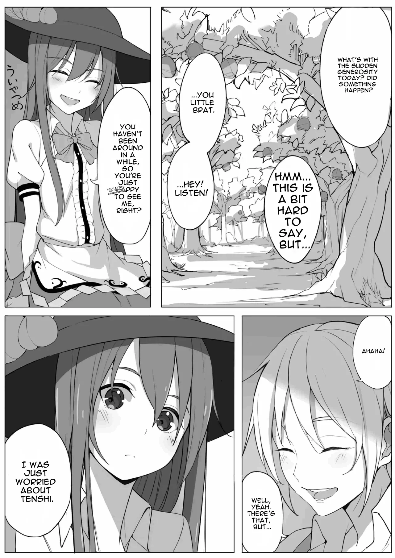 [Fuyu no Fukurou (Fuyuno Fukuro)]Tenshi no Jun'ai Monogatari -Soushuuhen- | Tenshi's Pure Love Story - Complete Collection(Touhou Project) [English]  [DNTA] [Digital] Page 9