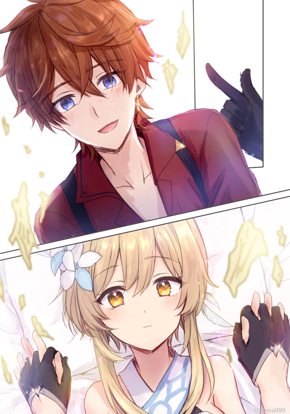 [Akitsuki Ria]Tarutariya ni joushiki kaihen suimin o kakerare, ecchi shoubu shite kureru Hotaru-chan no ecchi manga ③ (Genshin Impact) | 被达达利亚用常识改变催眠，并与其展开H对决的荧色色漫画[Chinese] [倫倫倫个人汉化] Page 32