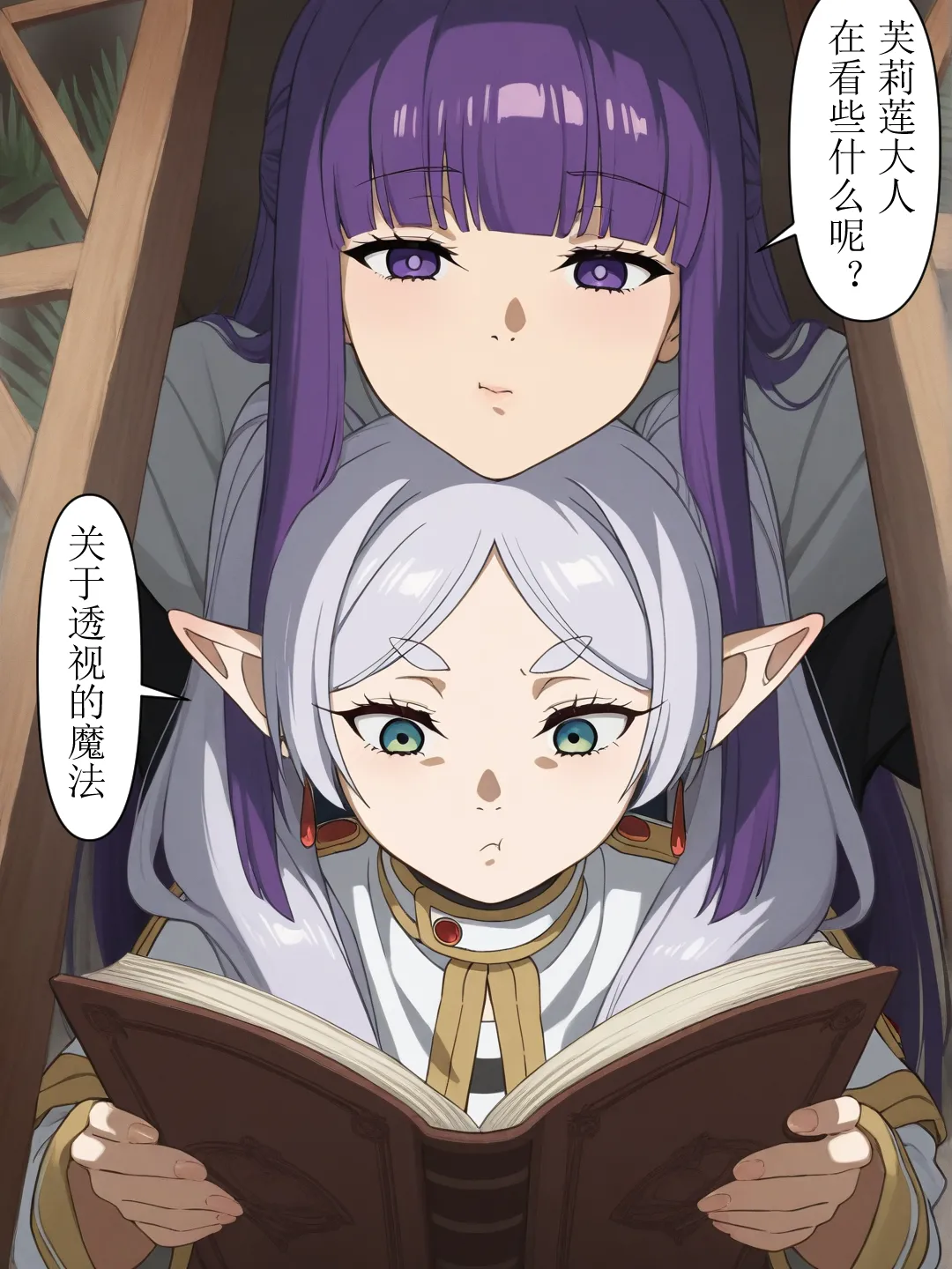 [xieehajimi]葬送的芙莉莲-让肉棒变大的魔法[AI Generated] Page 2