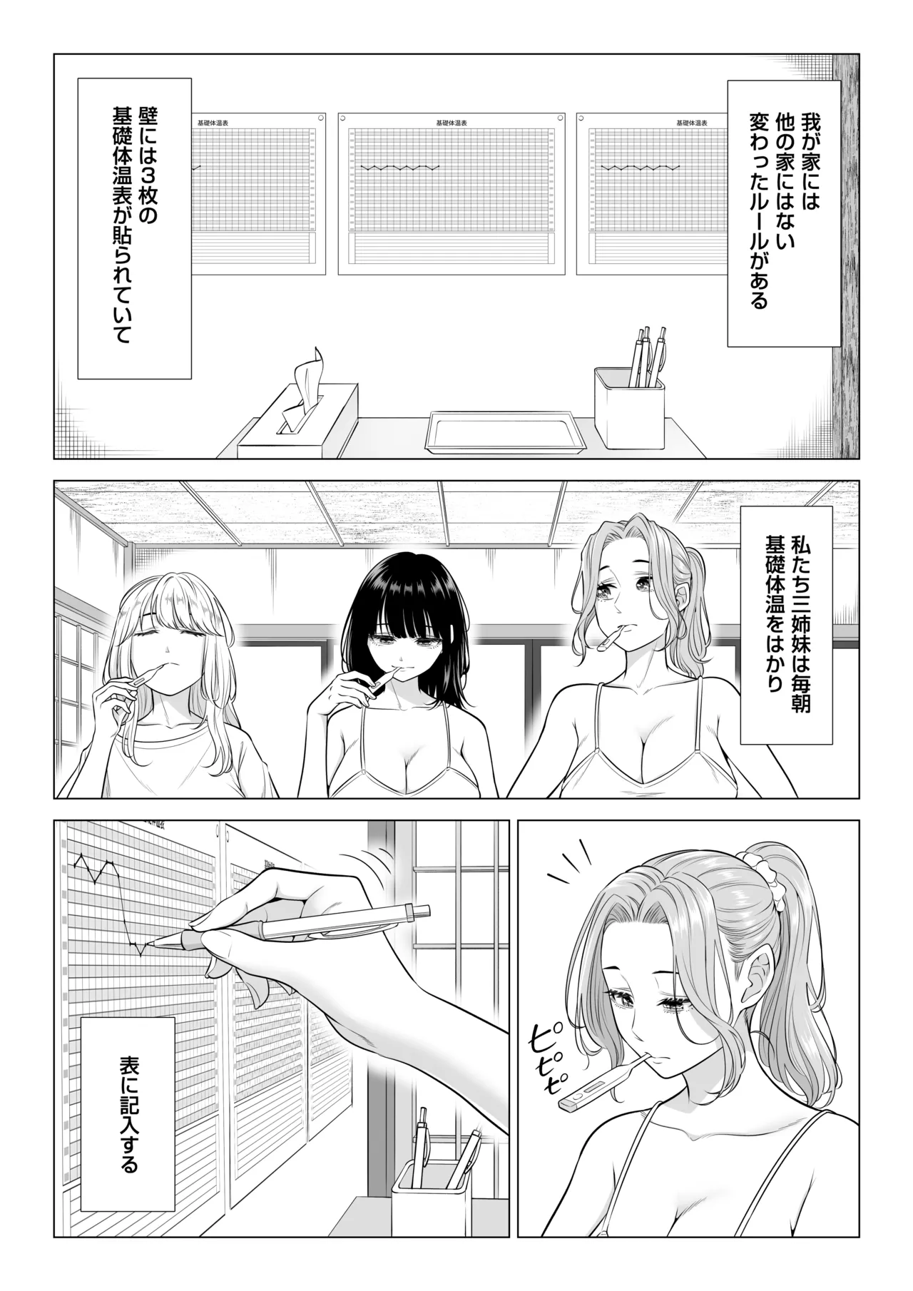 [Date Roku]Ogifu-san no Seiyoku Shori wa Watashi tachi Sanshimai no Mochi mawari Page 7