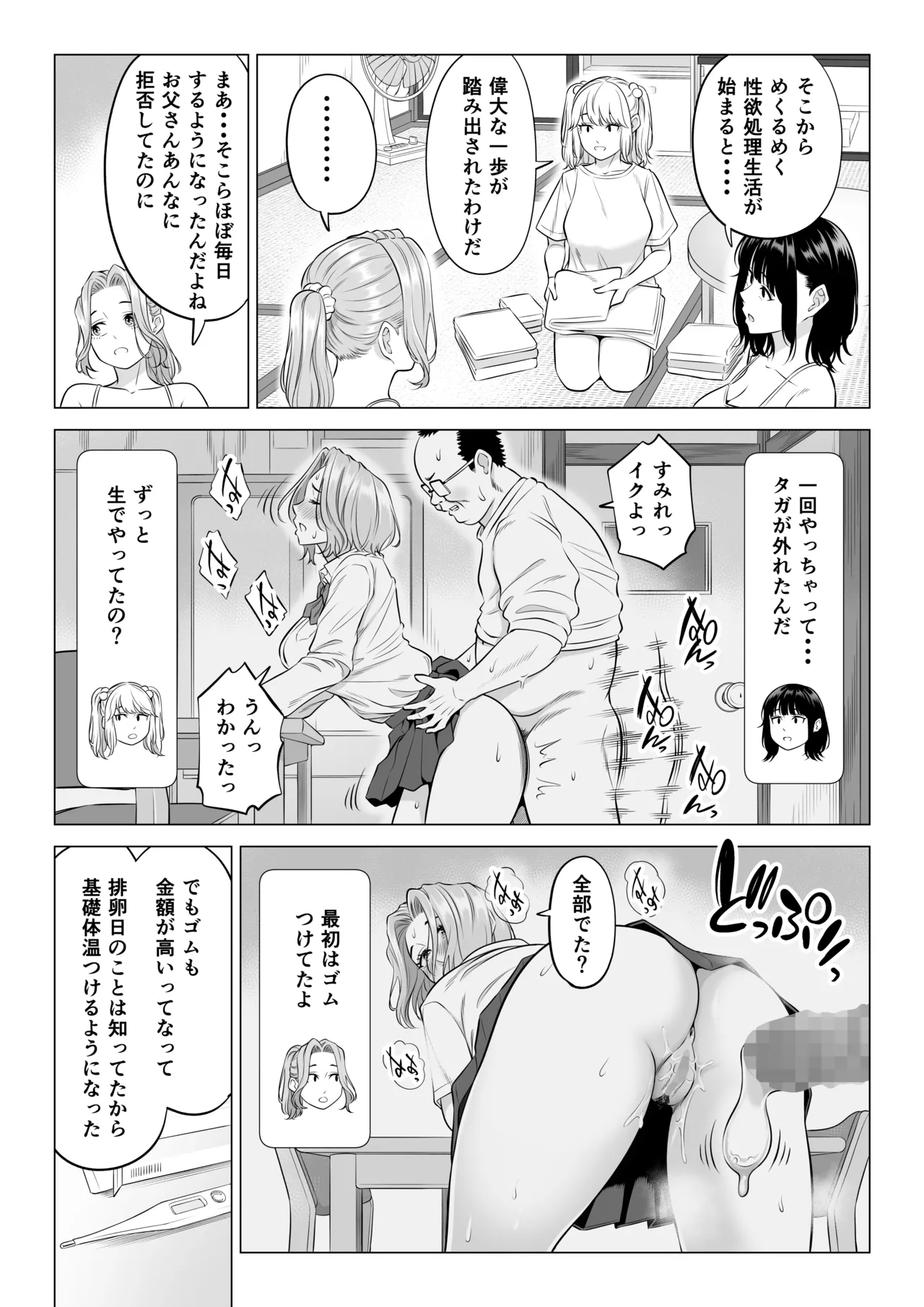 [Date Roku]Ogifu-san no Seiyoku Shori wa Watashi tachi Sanshimai no Mochi mawari Page 87