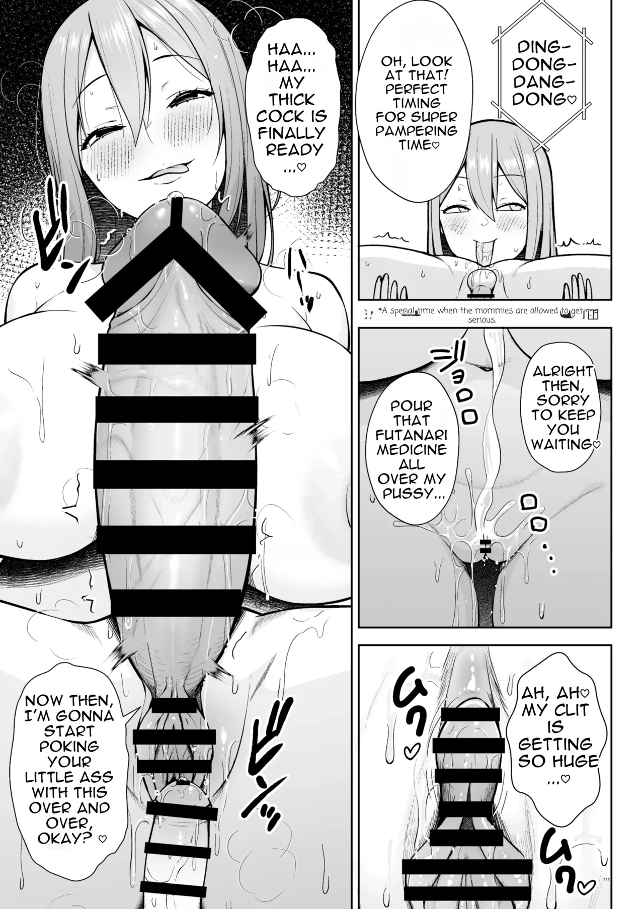 [White and Pink (Various)]Otona Akachan no Tame no Ecchi na Hoikuen Amaenbou Goudoushi ~Mama Sensei-tachi to Love Love Oyuugi Time~[English] [Digital] Page 117