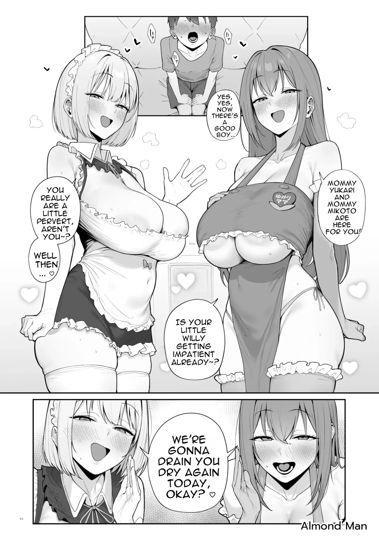 [White and Pink (Various)]Otona Akachan no Tame no Ecchi na Hoikuen Amaenbou Goudoushi ~Mama Sensei-tachi to Love Love Oyuugi Time~[English] [Digital] Page 44