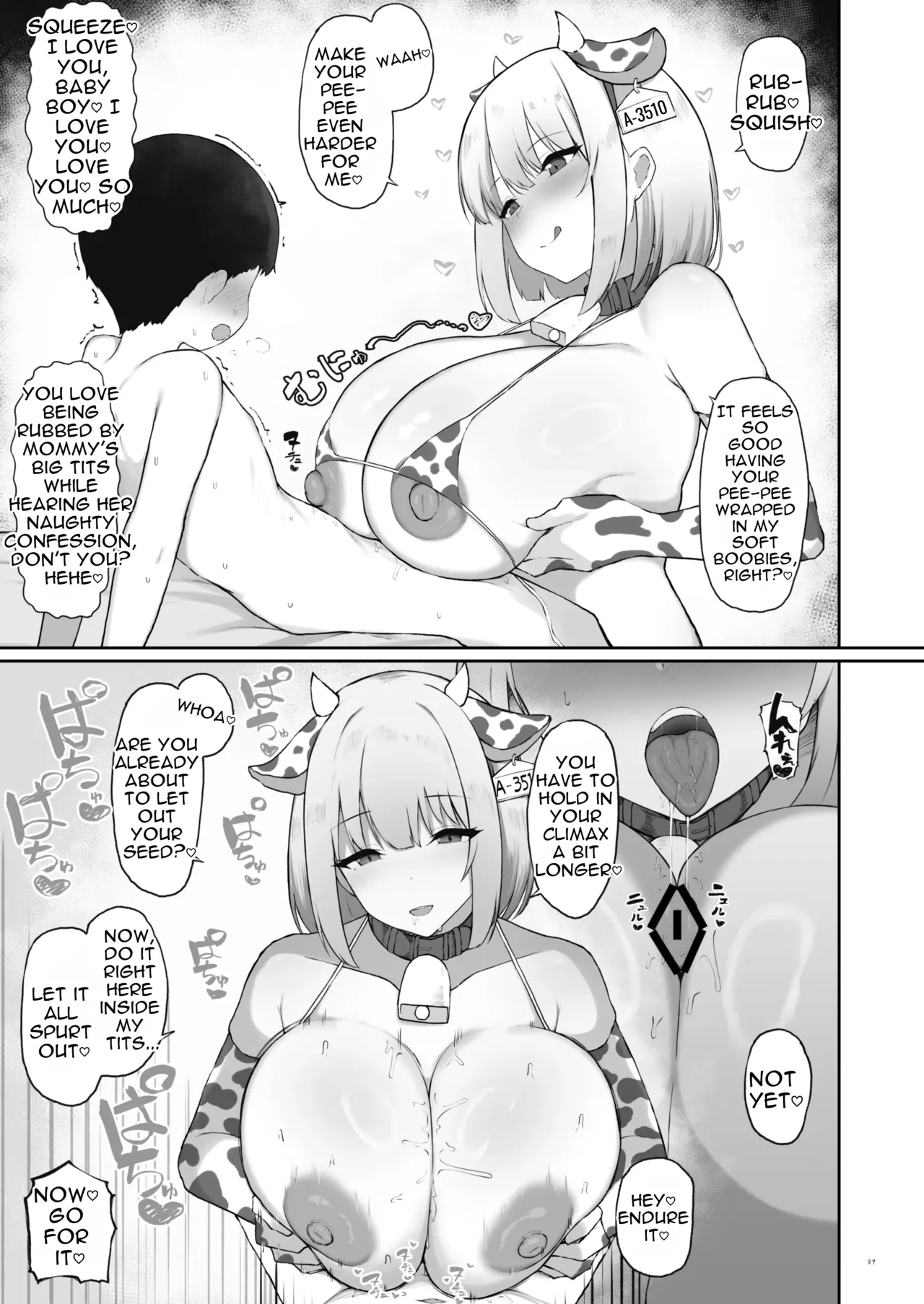 [White and Pink (Various)]Otona Akachan no Tame no Ecchi na Hoikuen Amaenbou Goudoushi ~Mama Sensei-tachi to Love Love Oyuugi Time~[English] [Digital] Page 91