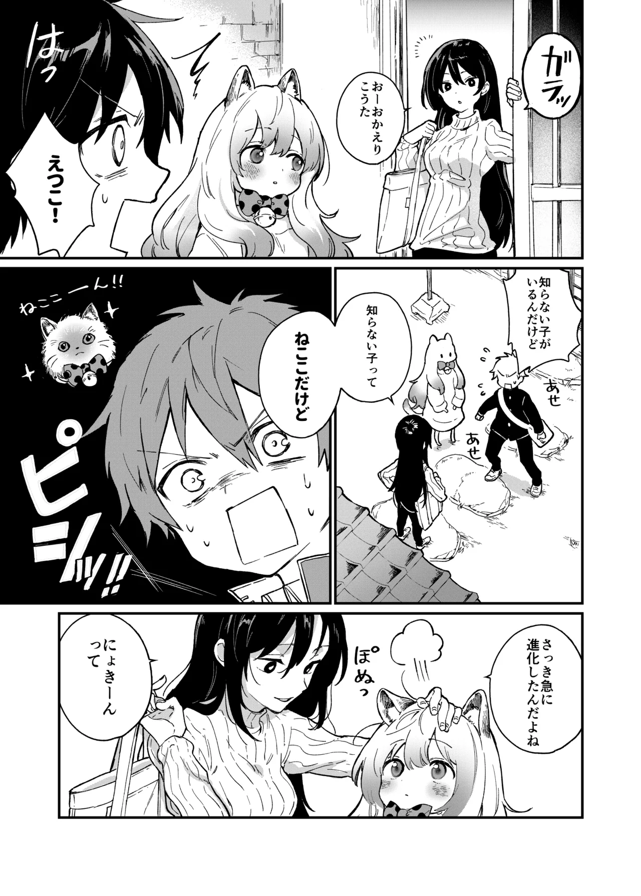 飼い猫が女の子になって中学生男子が目覚めちゃう話 Page 6