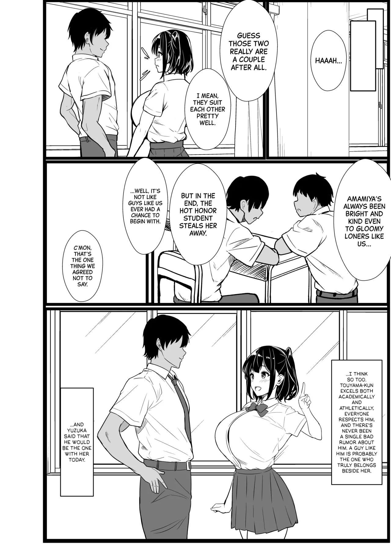 [Oumi Shouan (Oumi Noe)]Boku no Tanomi de Hoka no Otoko to SEX shite kita Toki no Hanashi o Kikasete kureru Kanojo | My Girlfriend Shares Every Dirty Detail of Having SEX with Other Guys at My Request[English] [Black Grimoires] Page 77