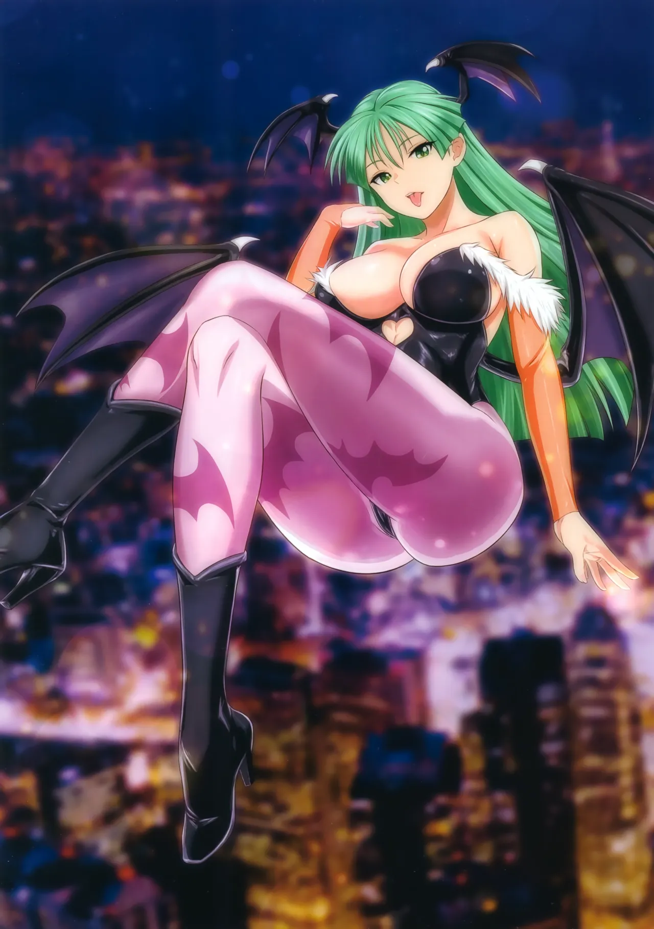 (C105) [Super Star (Various)]VAMPIRE IS NOT DEAD(Darkstalkers) Page 3