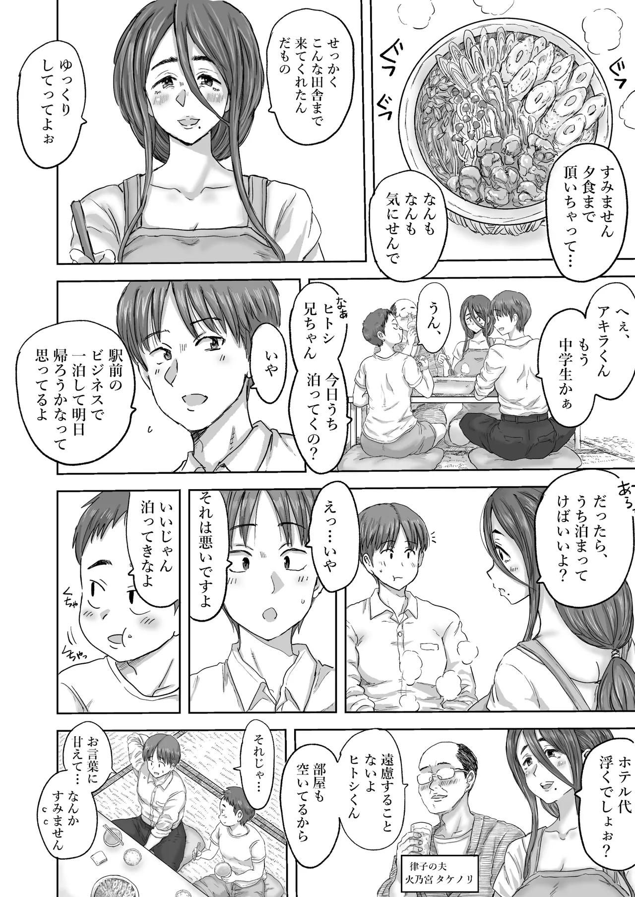 [Koshiwo@Circle K (Koshiwo)]Inaka no Oba-san, Dosukebe Sugita! Page 8