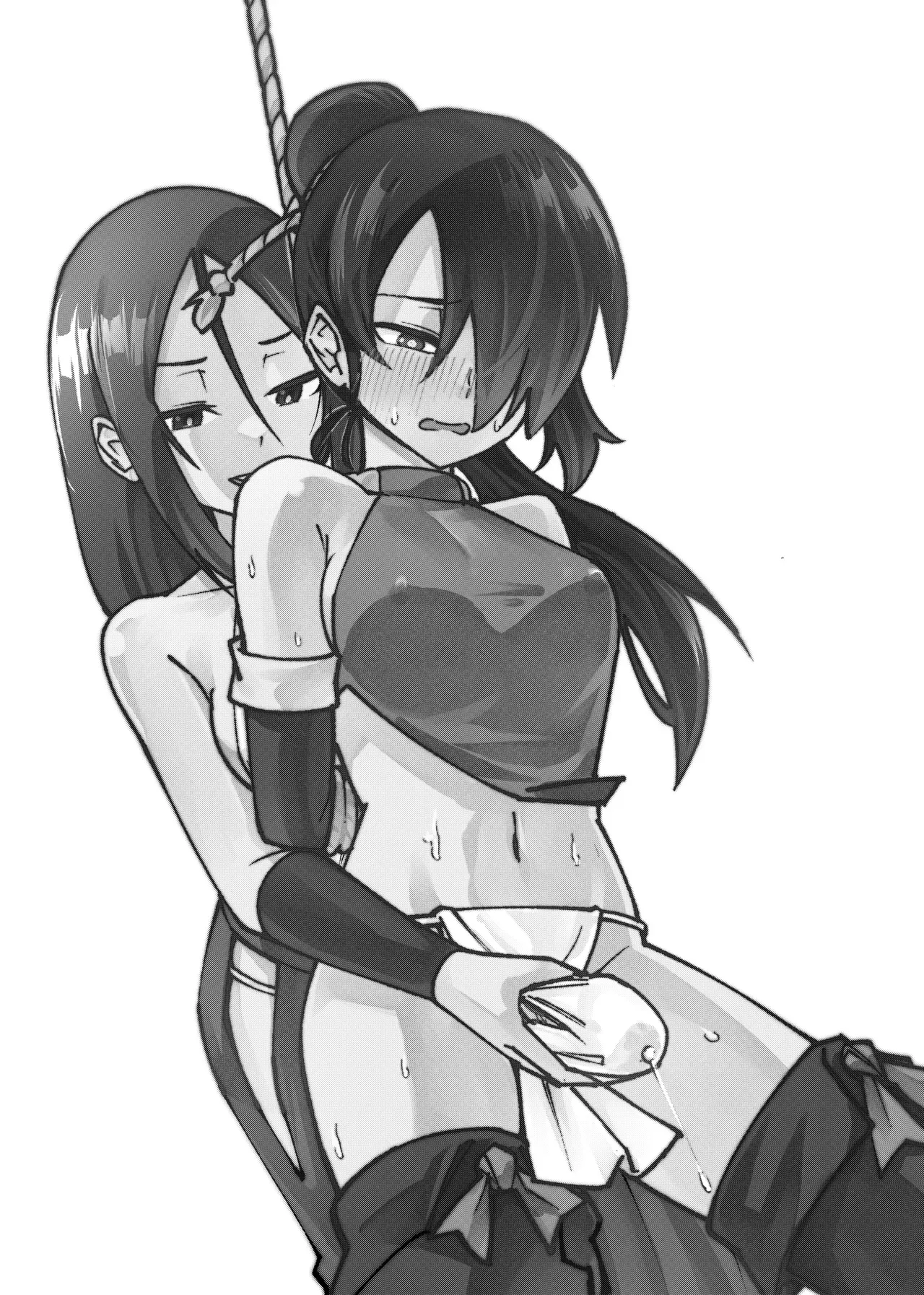 [Renshi Chiu]Futanari-ka Kunoichi Goumon ~Goumon Taisei Mochi Kunoichi Hajimete no Penis Seme~[Chinese][个人翻译] Page 2