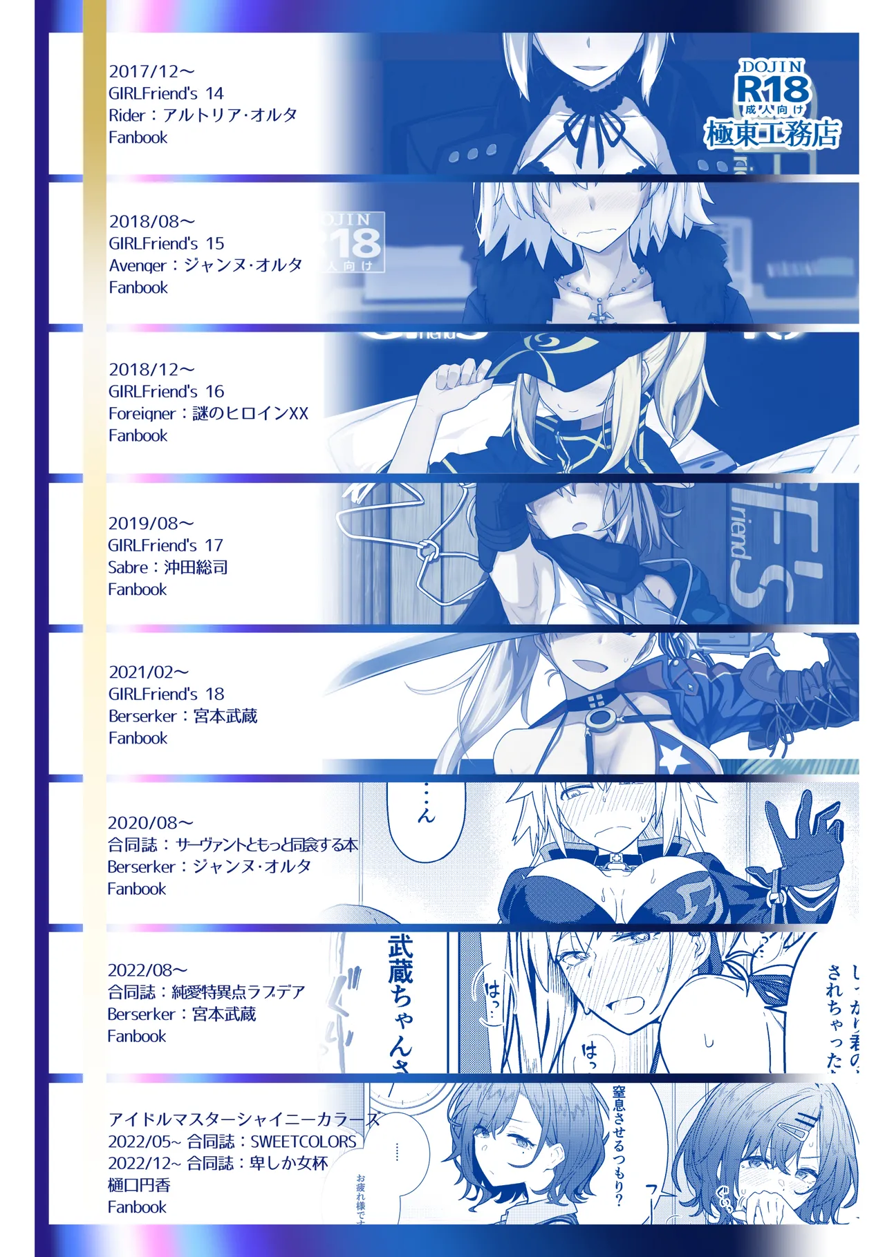 [Kyokutou Koumuten (Kikunosukemaru)]GIRLFriend's Soushuuhen III FGO+(Fate/Grand Order, THE iDOLM@STER: Shiny Colors) [Digital] Page 148