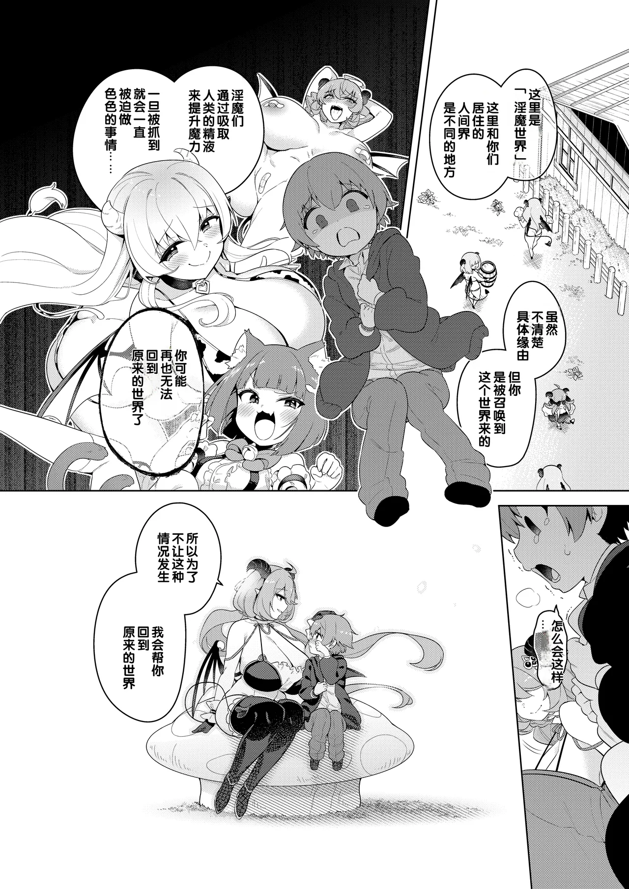 [Muni Koubou (Izumi Kouki)]Succubus in Wonderland: Comicalize! Volume 1[Chinese] [MTL] Page 14