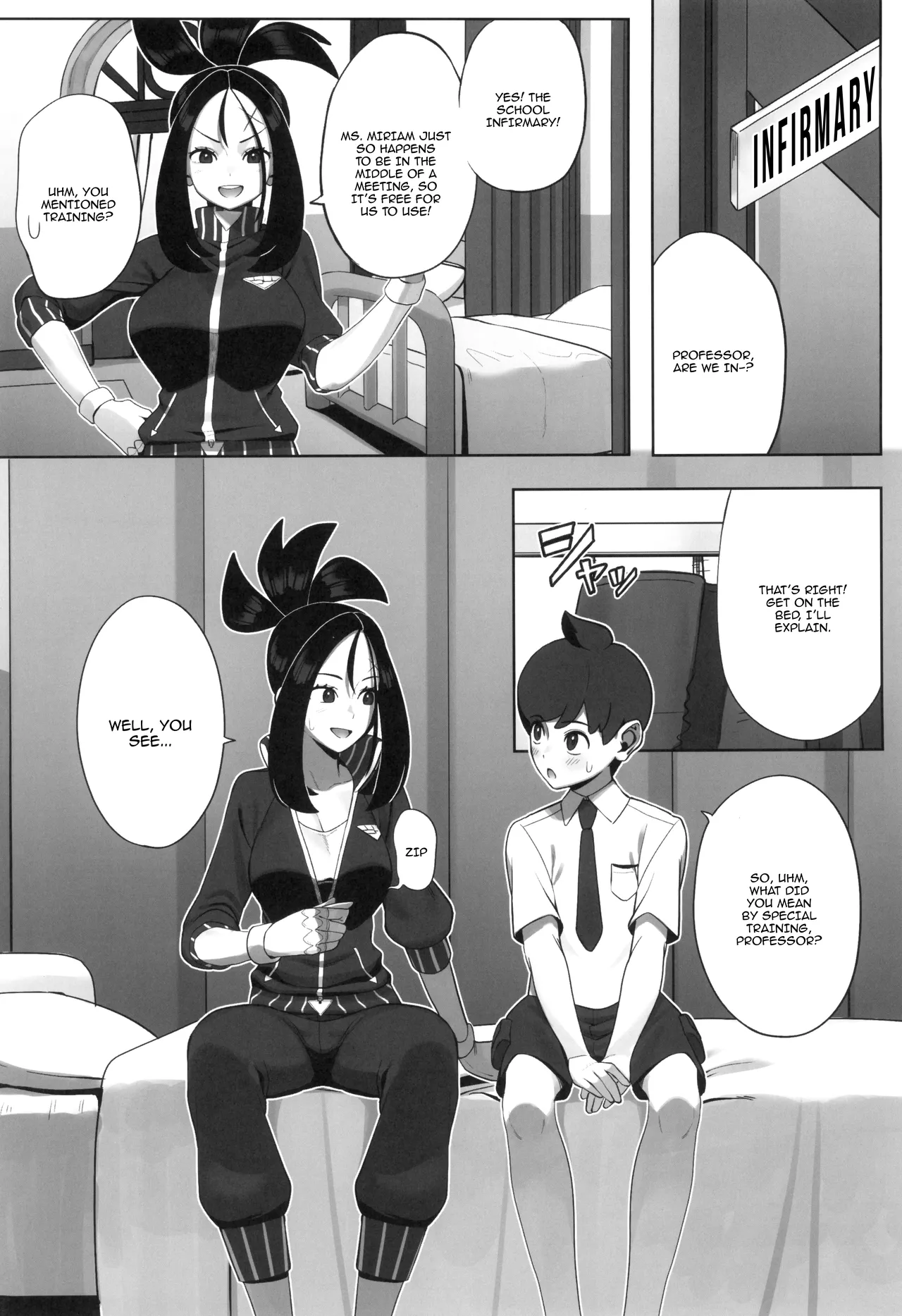 (C107) [Sumibiyaki Humburg (Chinka)]Osu! Kihada-sensei no Tokubetsu Juugyou | Osu! Professor Dendra's Special Lesson!(Pokémon Scarlet and Violet) [English] {Doujins.com} Page 6