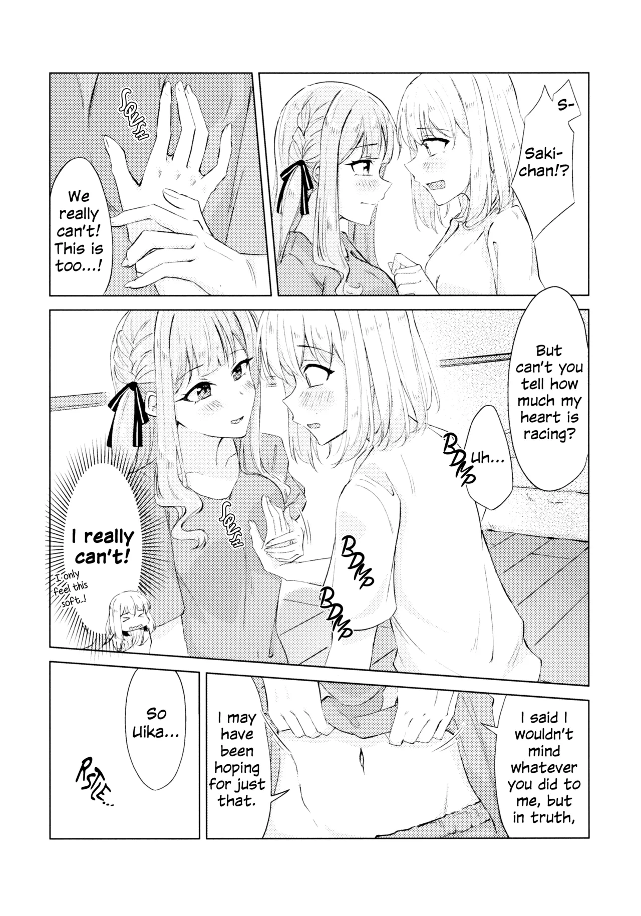 (Comic Treasure 46) [Shinryoku Chabaen (Chibi Chosu)]Yaneura Heya no Touhikou | Escape in the Hideaway(BanG Dream! Ave Mujica) [English] Page 12