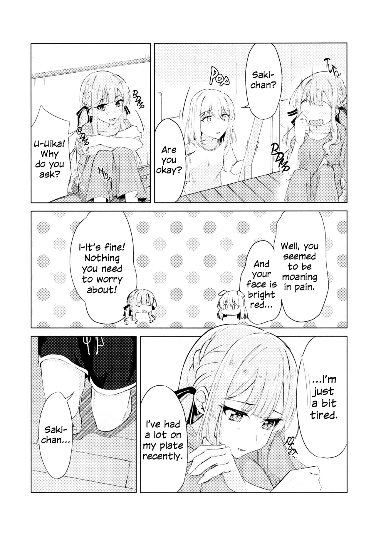 (Comic Treasure 46) [Shinryoku Chabaen (Chibi Chosu)]Yaneura Heya no Touhikou | Escape in the Hideaway(BanG Dream! Ave Mujica) [English] Page 3