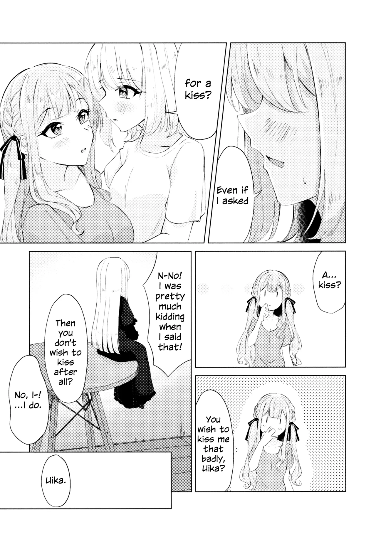 (Comic Treasure 46) [Shinryoku Chabaen (Chibi Chosu)]Yaneura Heya no Touhikou | Escape in the Hideaway(BanG Dream! Ave Mujica) [English] Page 8